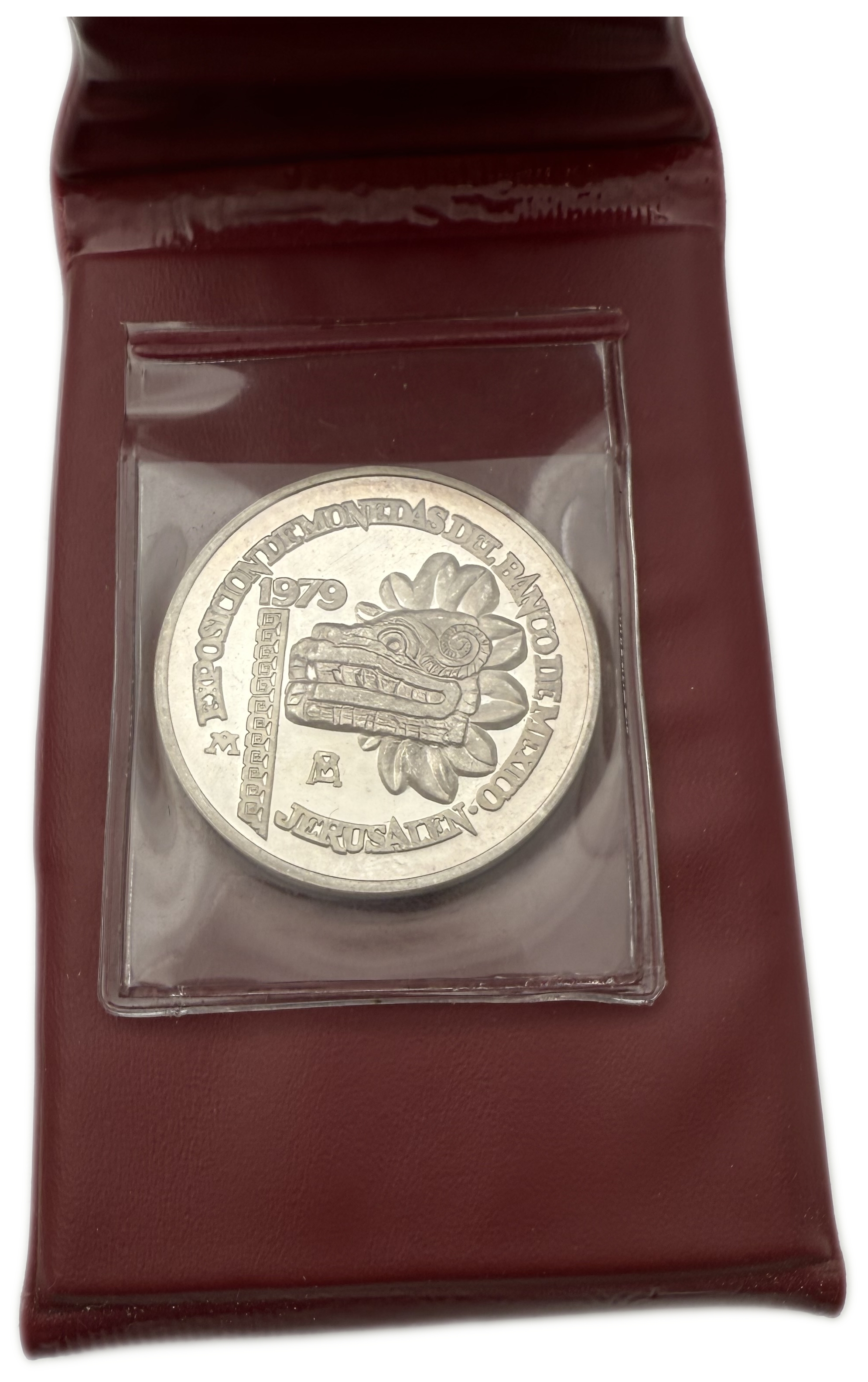 Israel - Israel - Mexico Medal 1979 - 925 Silver, 33.6g (net 31.08g, 0.999 oz), 40mm - 1 2