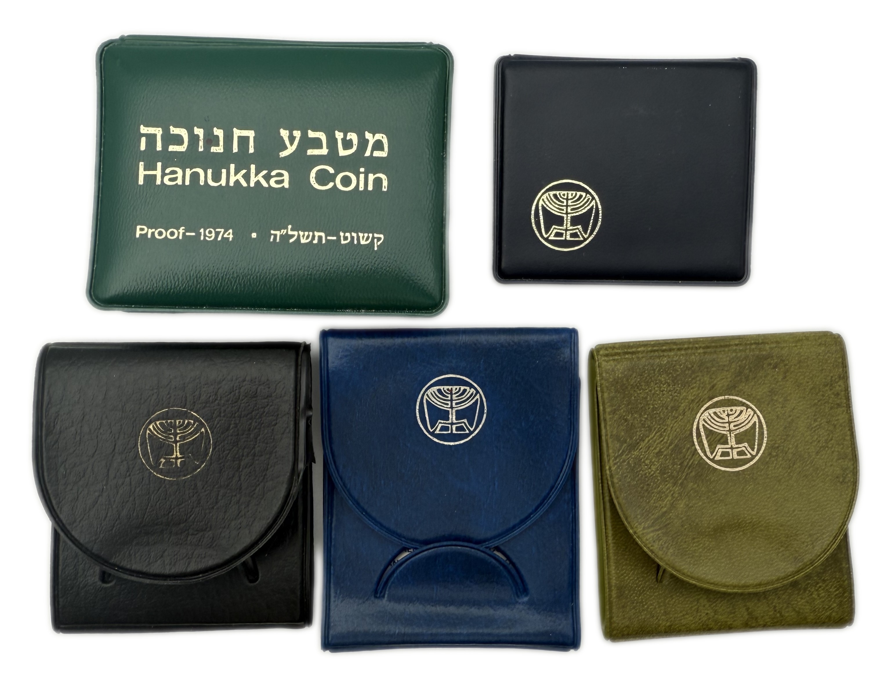 Israel - Set of 5 500 silver coins, 20g per coin (net 50g, 1.6 ounces) - in original cases, issued by the ... - 1 0