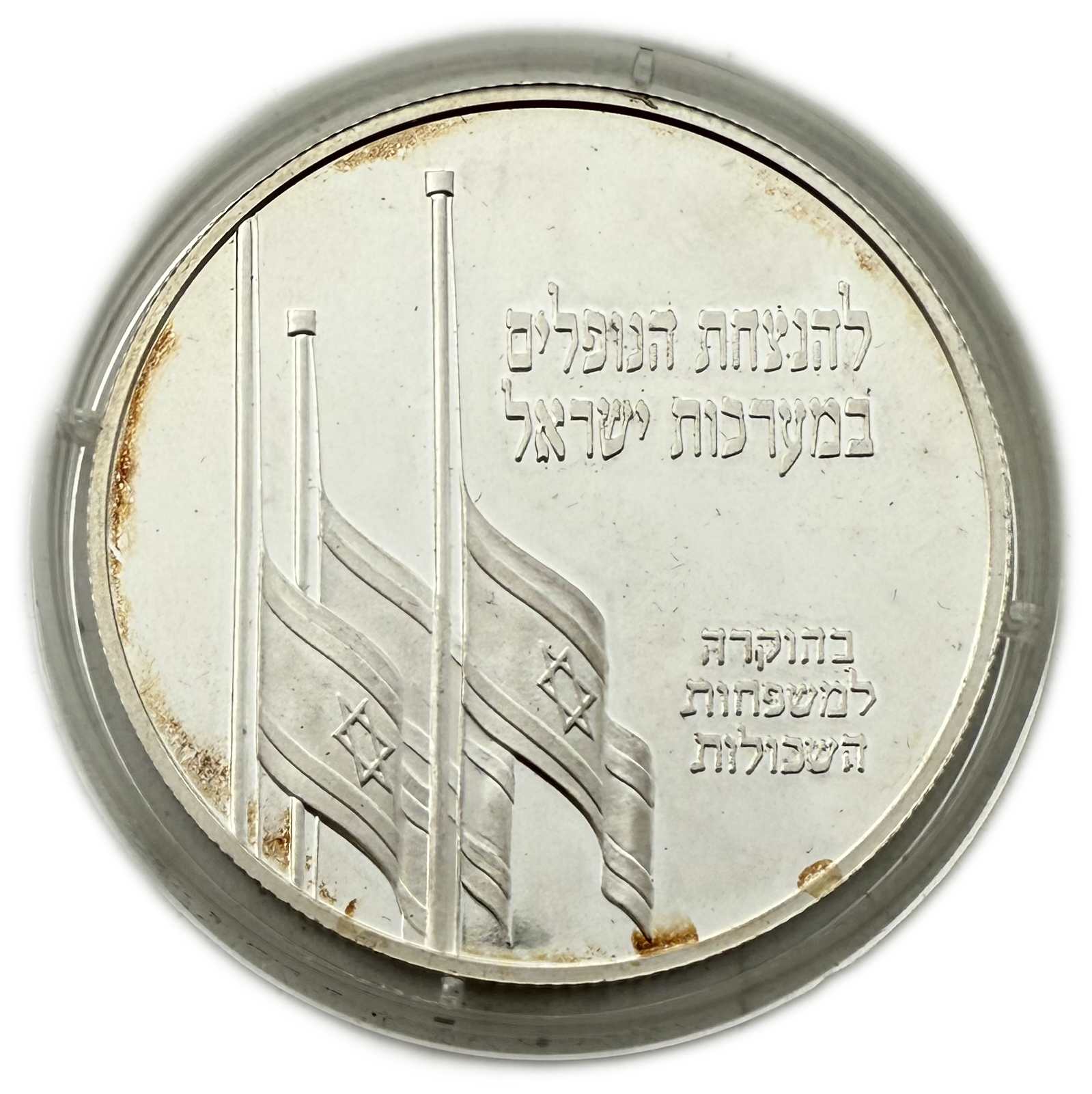 Israel - Medal for the Commemoration of the Fallen in the Israeli Wars 2003 - Silver 999, 20g, 38.6mm - 1 0