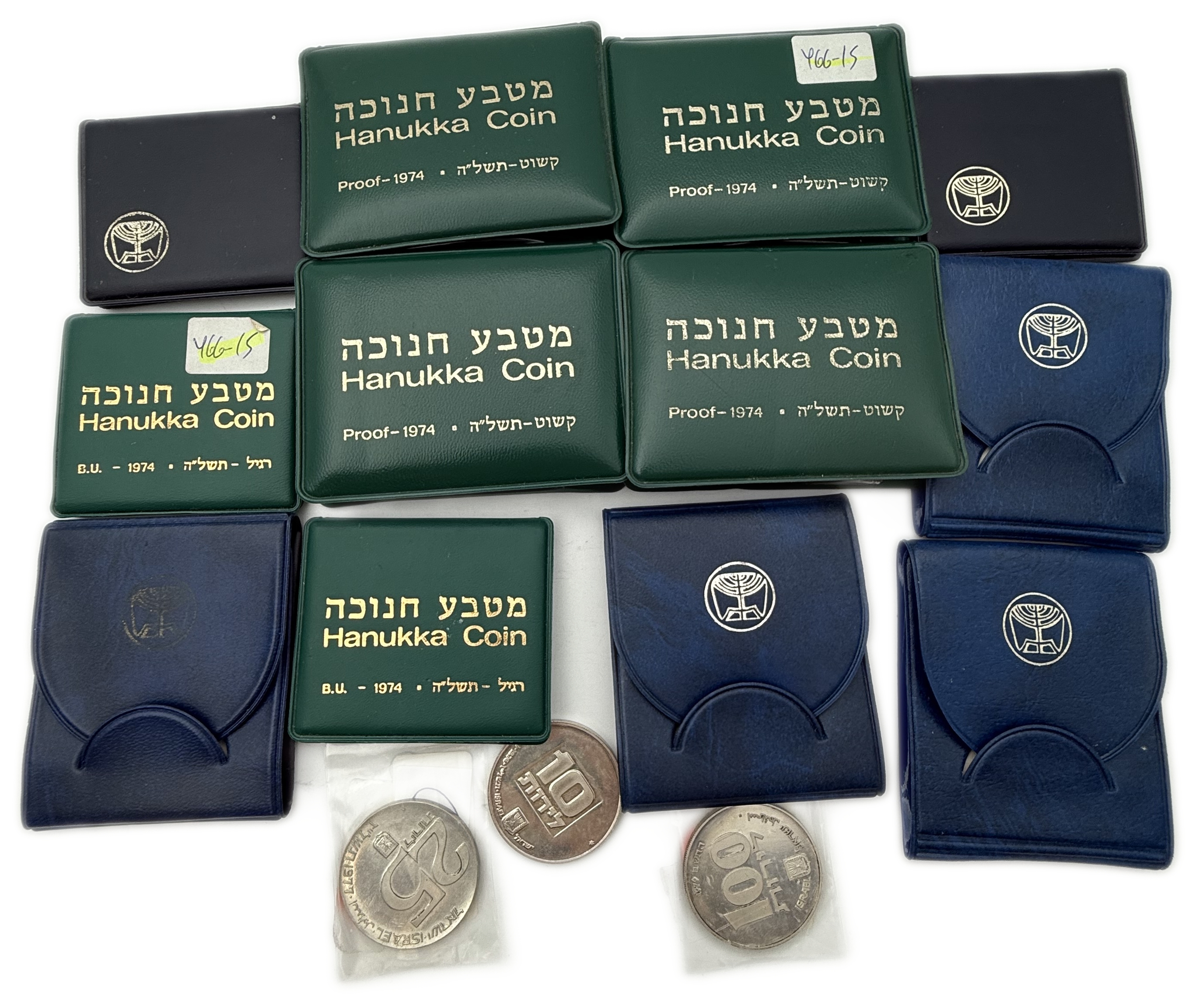 Israel - Set of 15 500 silver coins, 20g per coin (net 150g, 4.82 ounces) - Some are in original cases, issued by ... - 1 0
