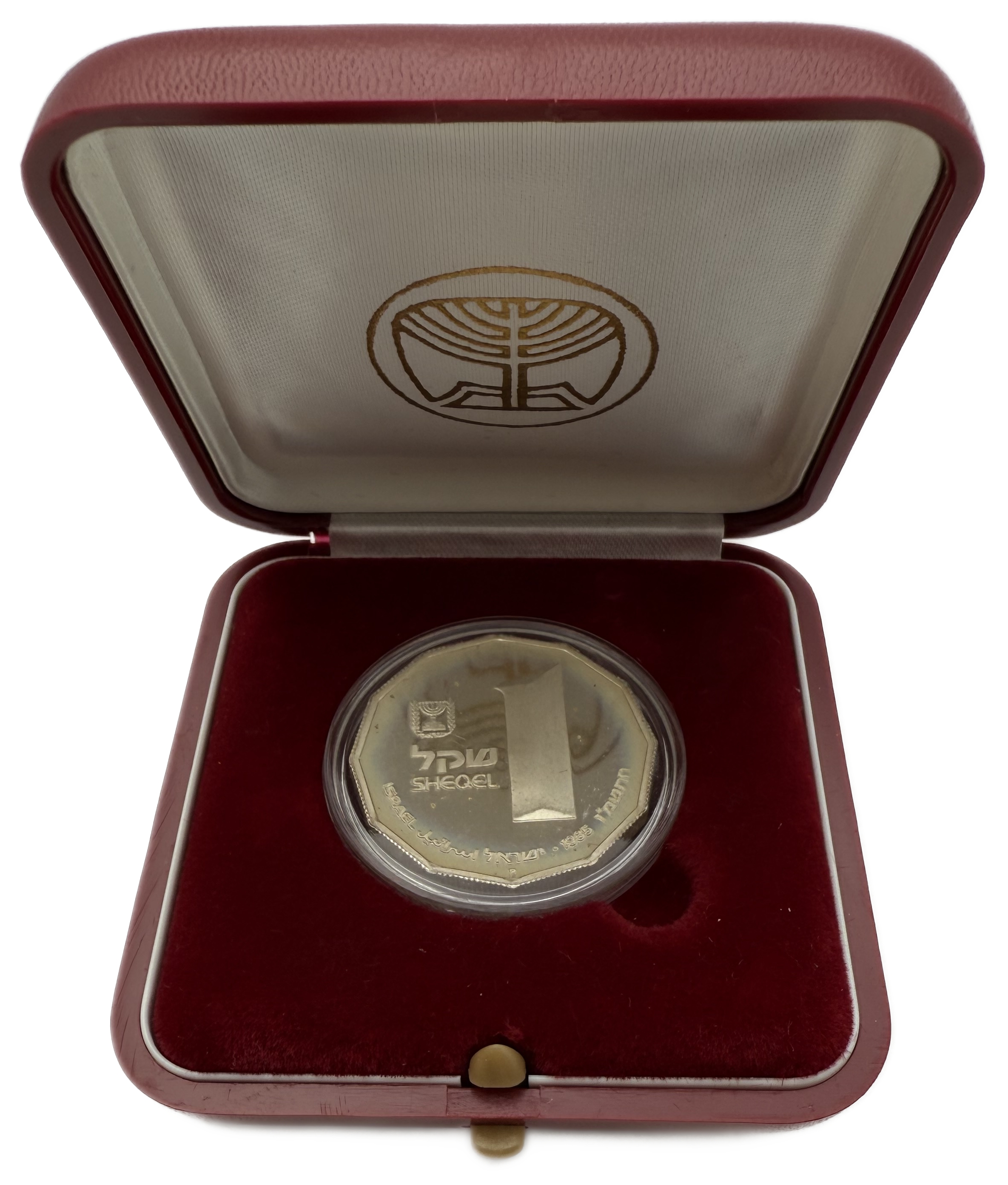 Israel - Set of 5 850 silver coins, total 115.2g (net 97.92g, 3.14 ounces) - in original cases, issued by the ... - 1 14