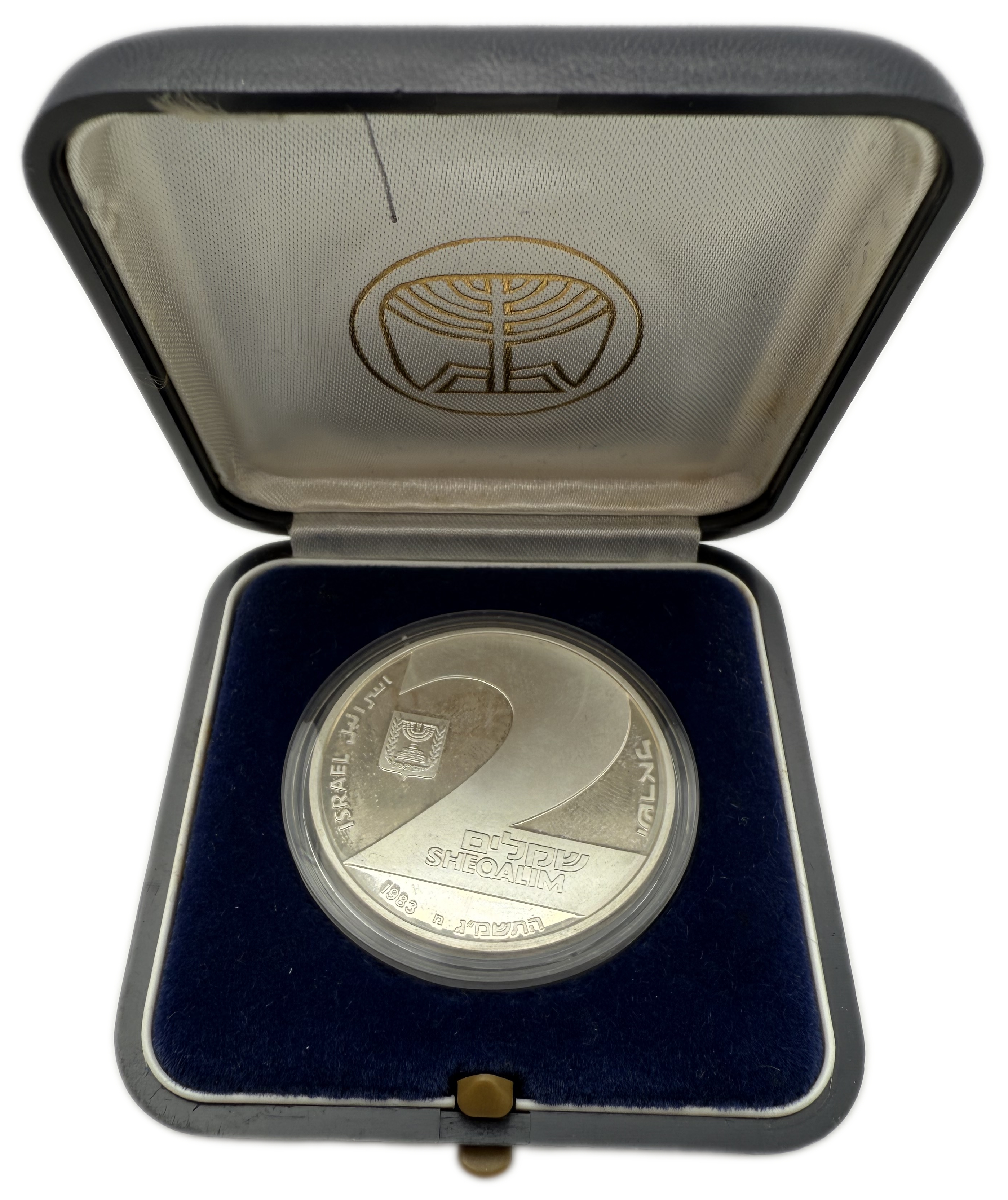 Israel - Set of 5 850 silver coins, total 115.2g (net 97.92g, 3.14 ounces) - in original cases, issued by the ... - 1 4