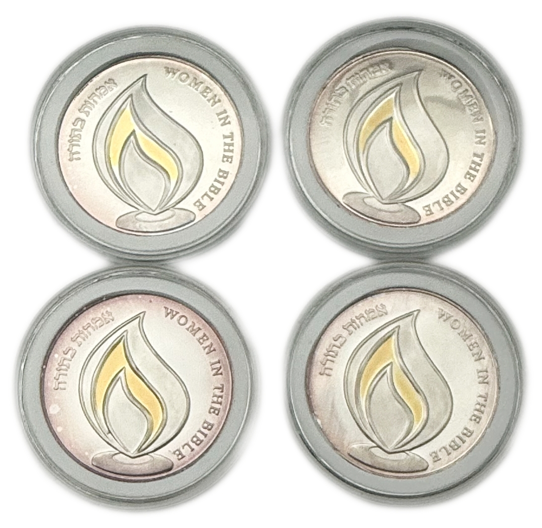Israel - 4 medals from the Four Mothers series, Sarah, Rebecca, Rachel and Leah - 999 silver, total 80g - 1 1