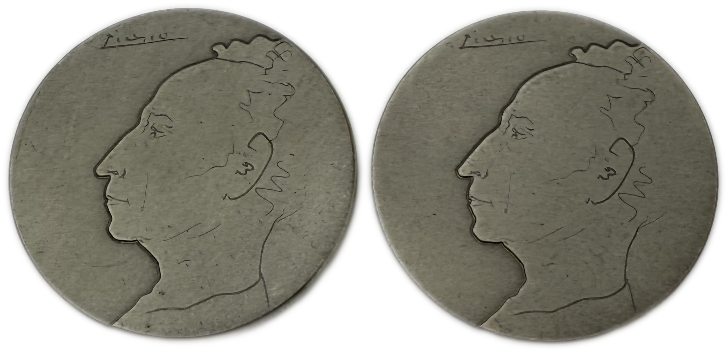 Israel – Pair of Silver Medals, First International Arthur Rubinstein Piano Competition 1974 – 935 Silver, Total ... - 1 0