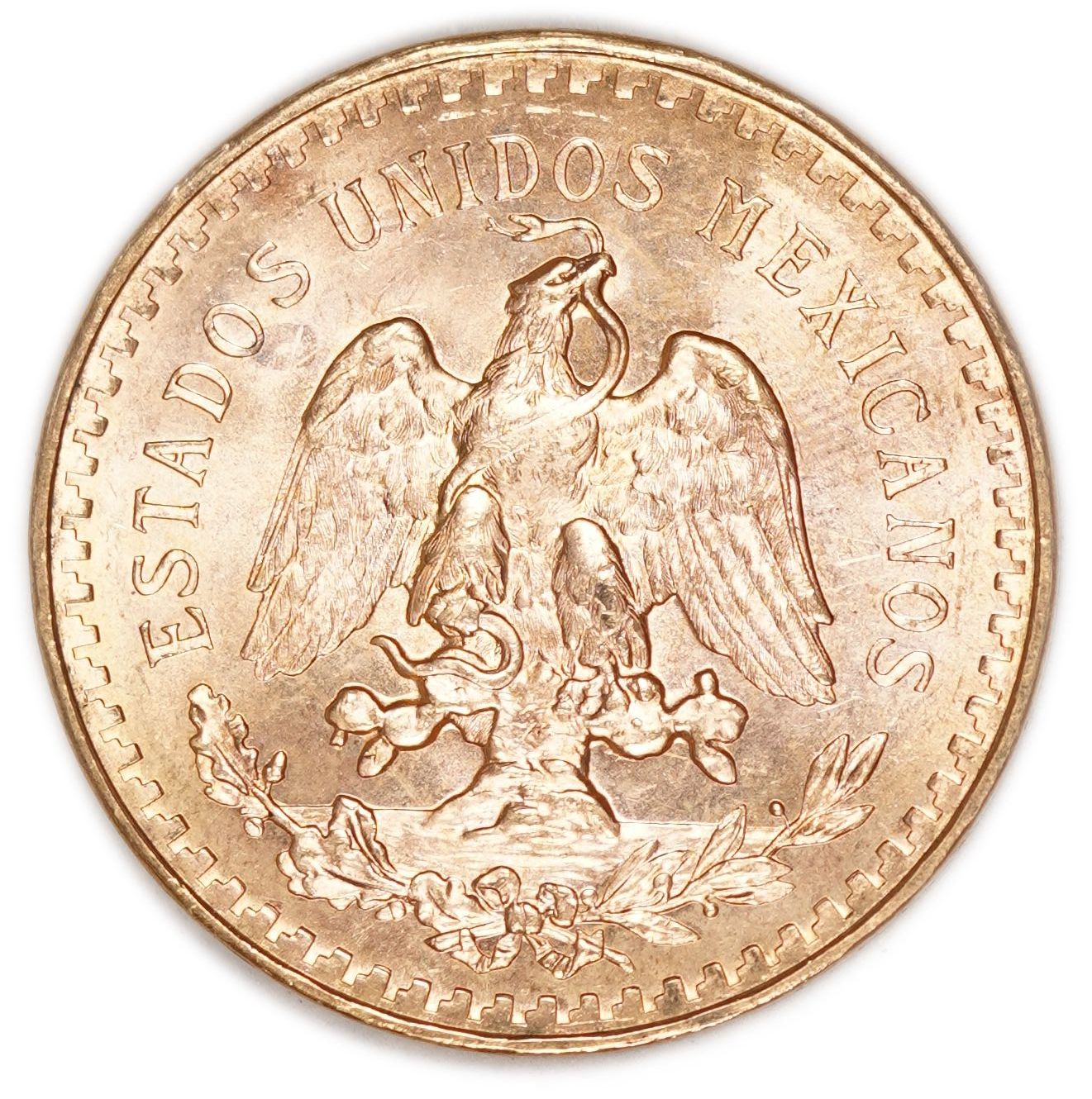 Mexico - 50 Pesos 1947 - Centenario - 900 Gold, 41.6 Grams (Net 37.5g), Diameter 37mm - 1 1