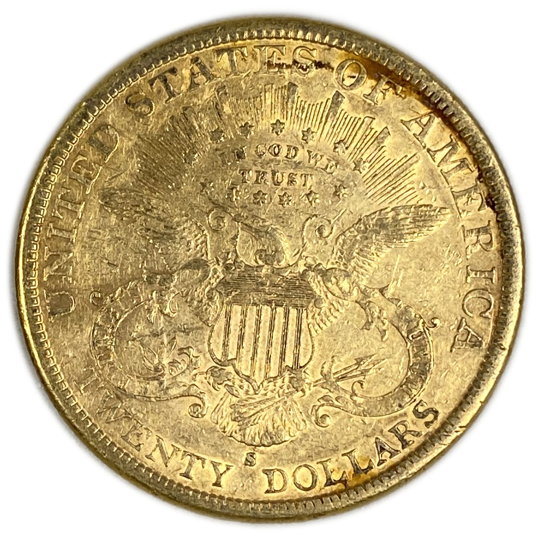 USA - 20 Dollars 1884 - Liberty Head - Double Eagle, With motto - Gold 900, 33.43g, 34mm - 1 1