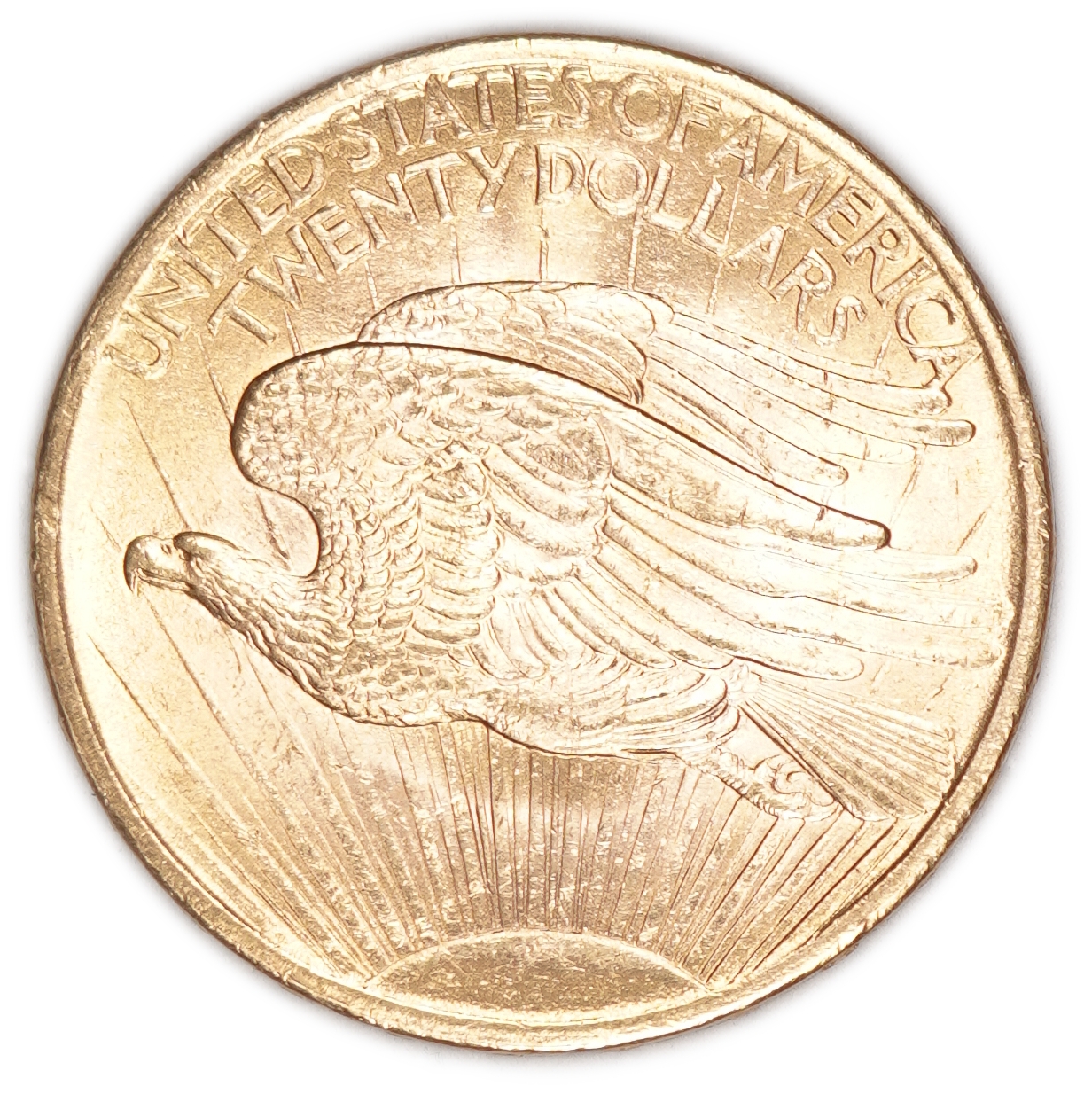 USA - 20 Dollars 1908 - Saint-Gaudens Double Eagle, Without motto - Gold 900, 33.43g, 34mm - 1 1