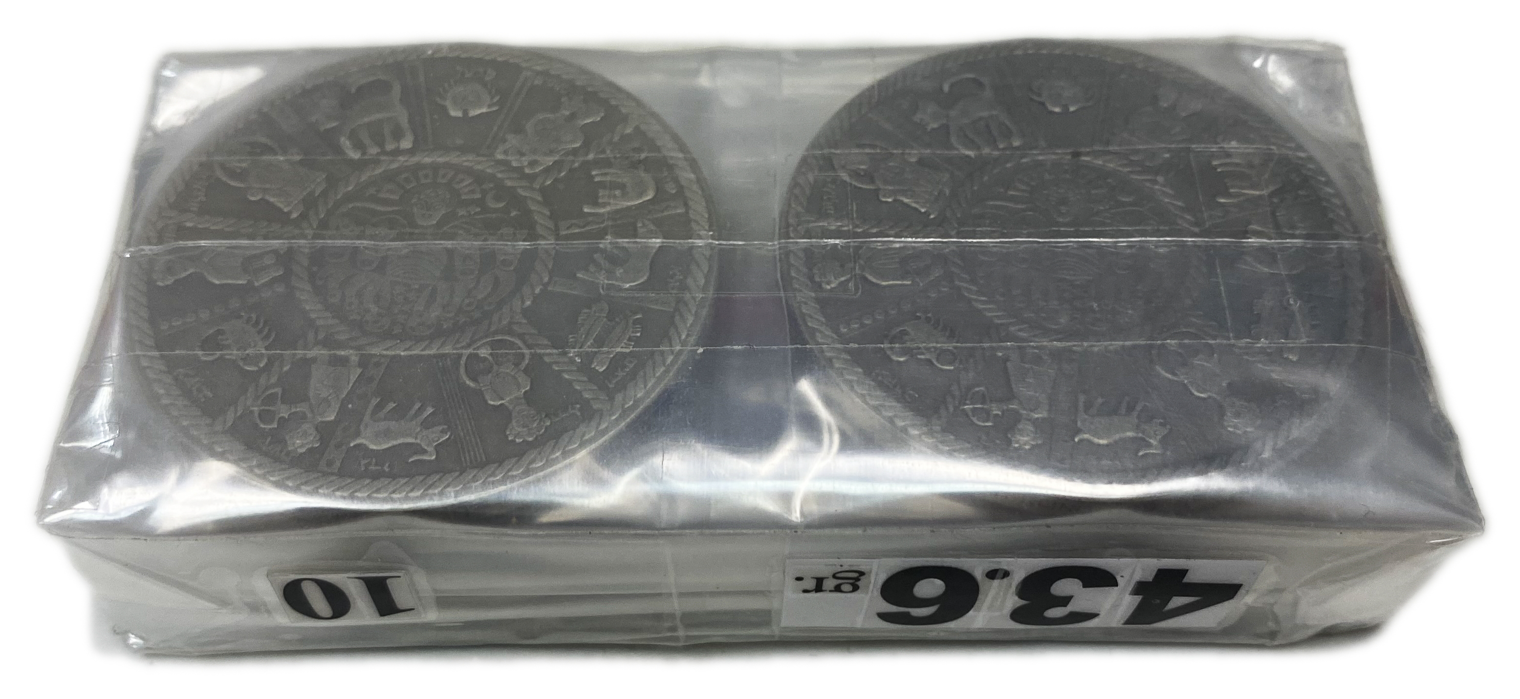 Israel - 10 Medals, 25th Anniversary Declaration of Independence 1973 - Silver 935, 47g (470g total), 45mm - 1 1