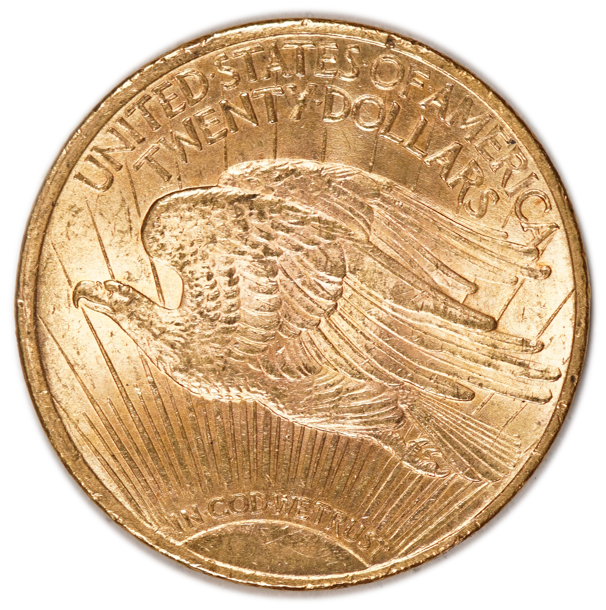 USA - 20 Dollars 1924 - Saint-Gaudens Double Eagle, With motto - Gold 900, 33.43g, 34mm - 1 1