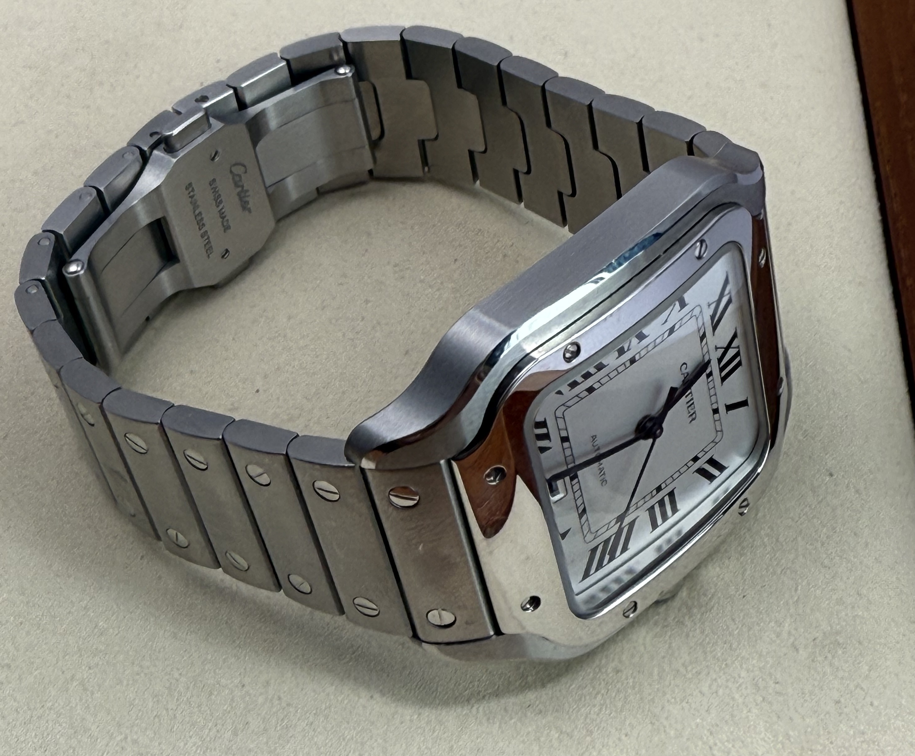 Cartier Santos – Large Model, Automatic, Steel (With Papers) 2024 - 1 4