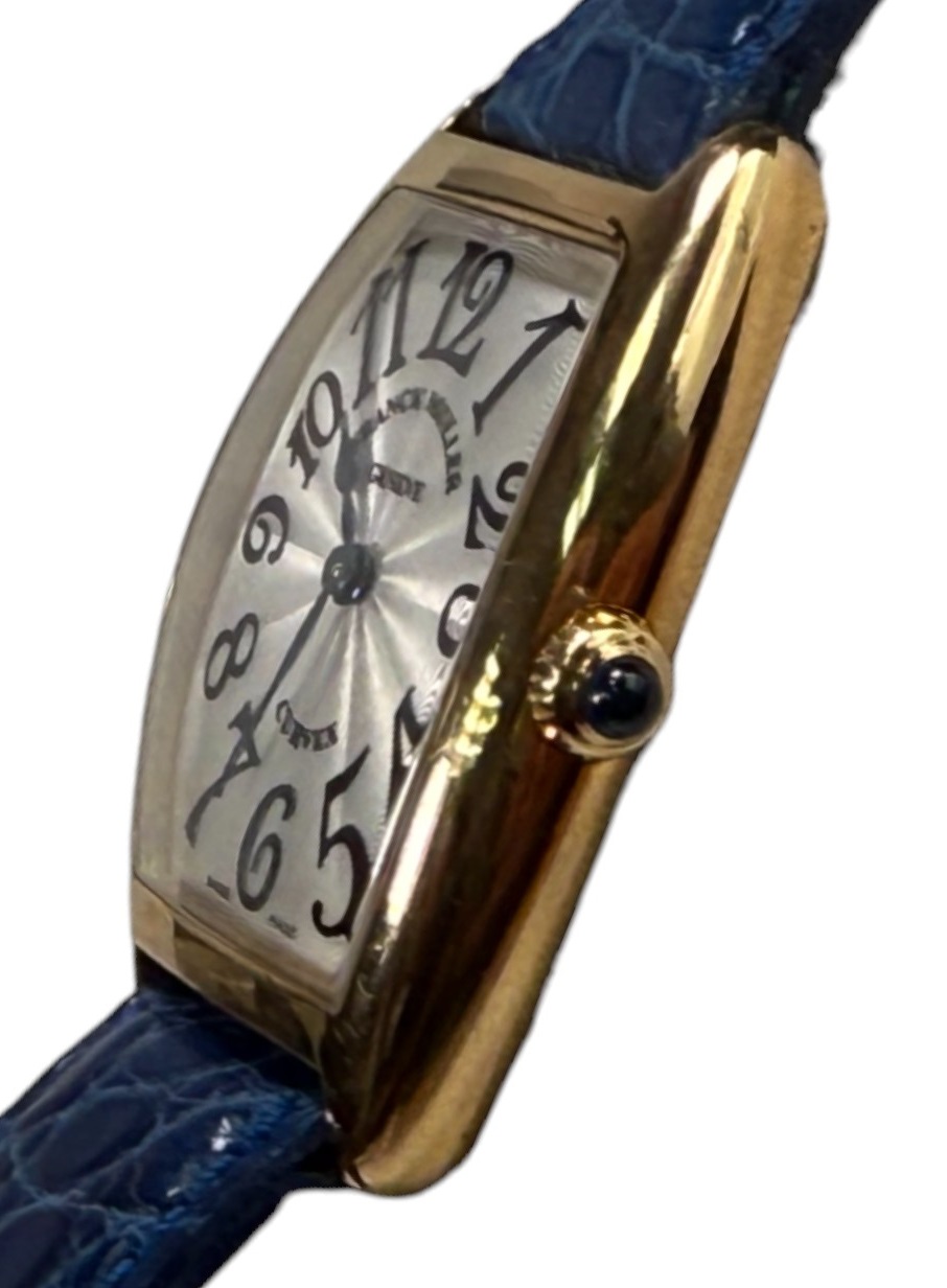 Franck Muller Curvex Yellow Gold Ladies Ref 1752 QZ - 1 3