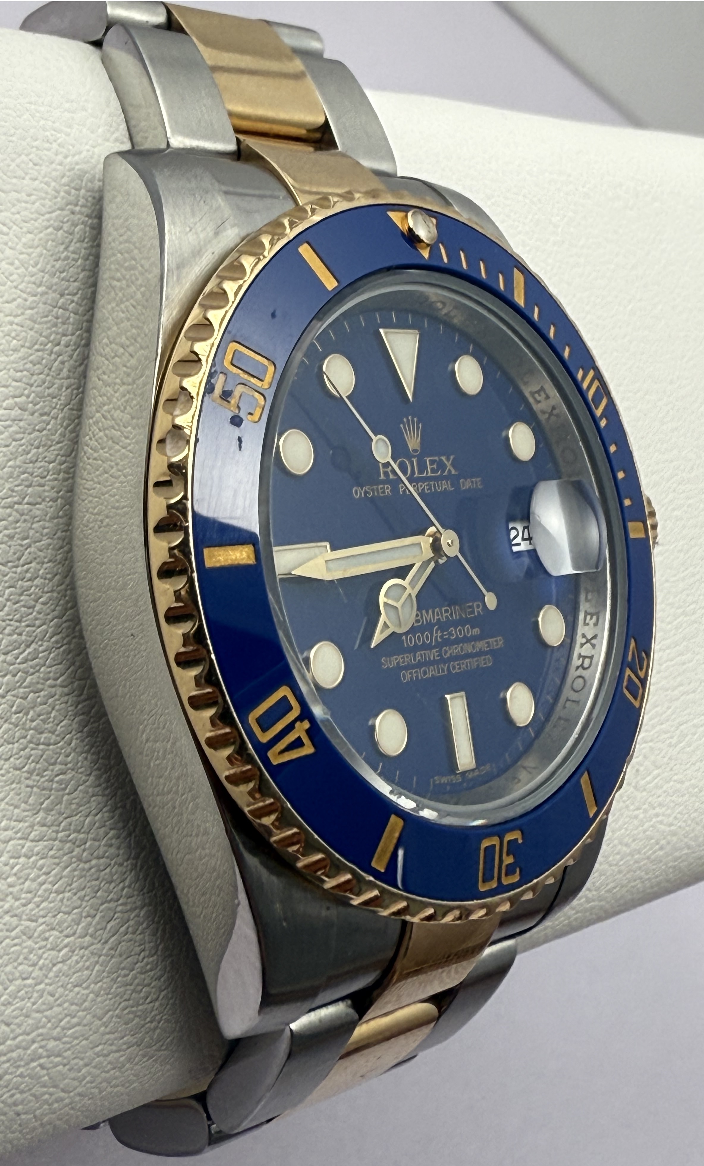 Rolex Submariner Date 116613LB Submariner Date 40mm 18K Yellow Gold Blue Dial Oyster Bracelet With Papers - 1 2