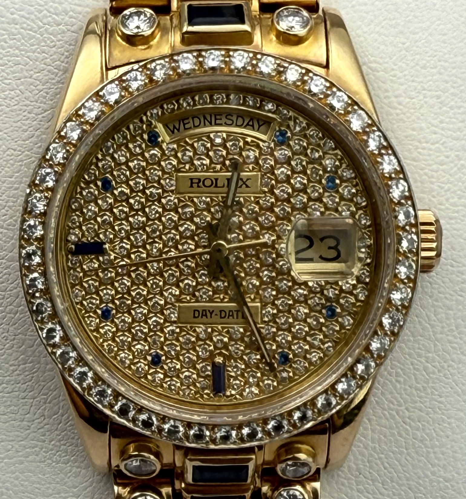 Rolex DayDate After Market Diamonds Set