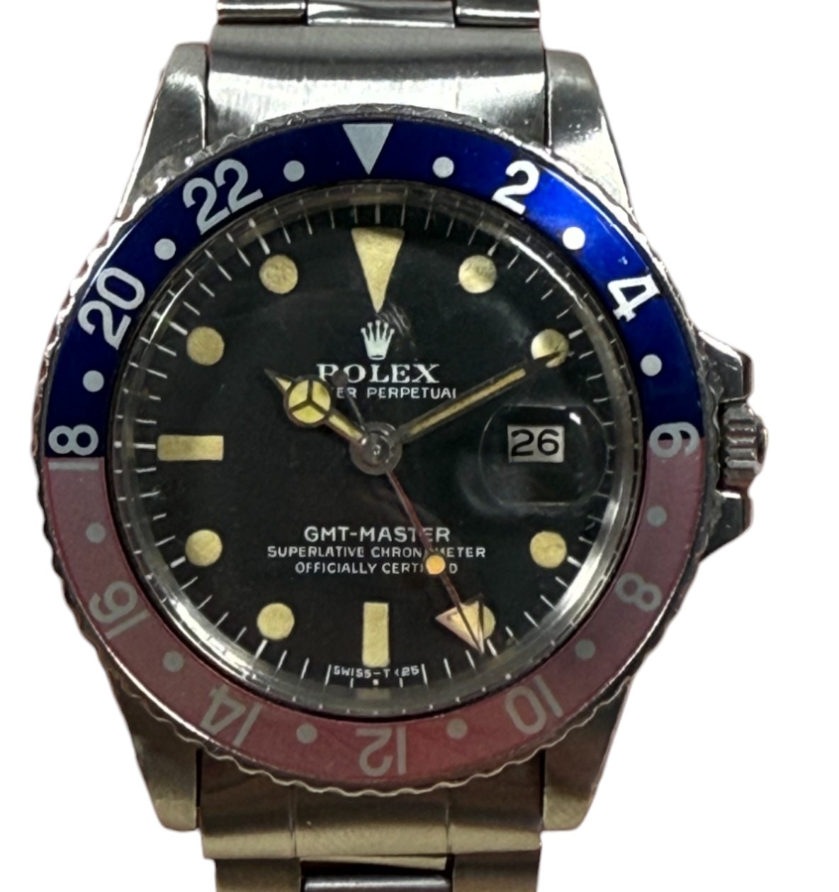 Rolex GMT Pepsi REF 1675 Vintage 1974