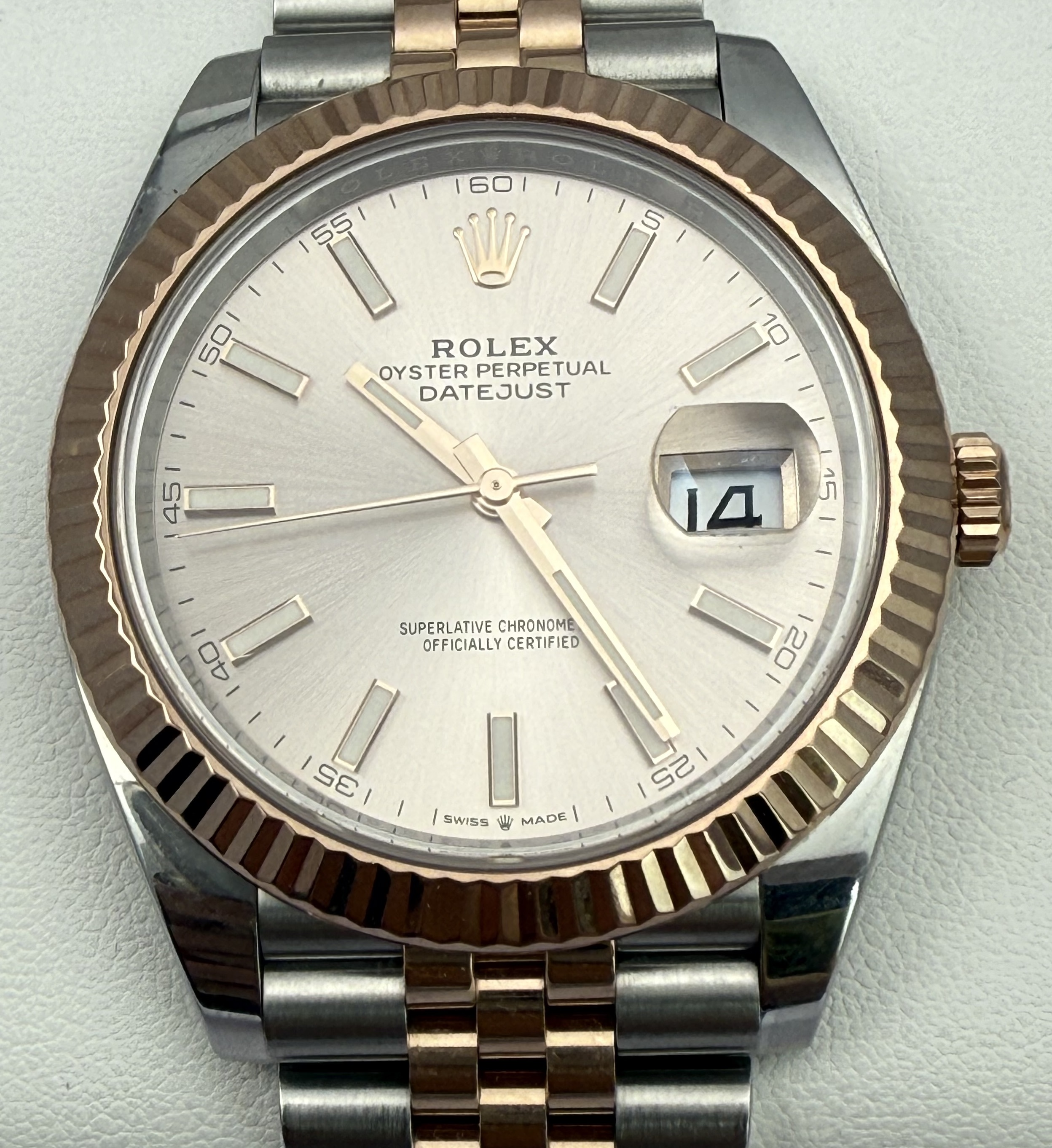 Datejust 41 Oystersteel and Everose gold Reference 126331