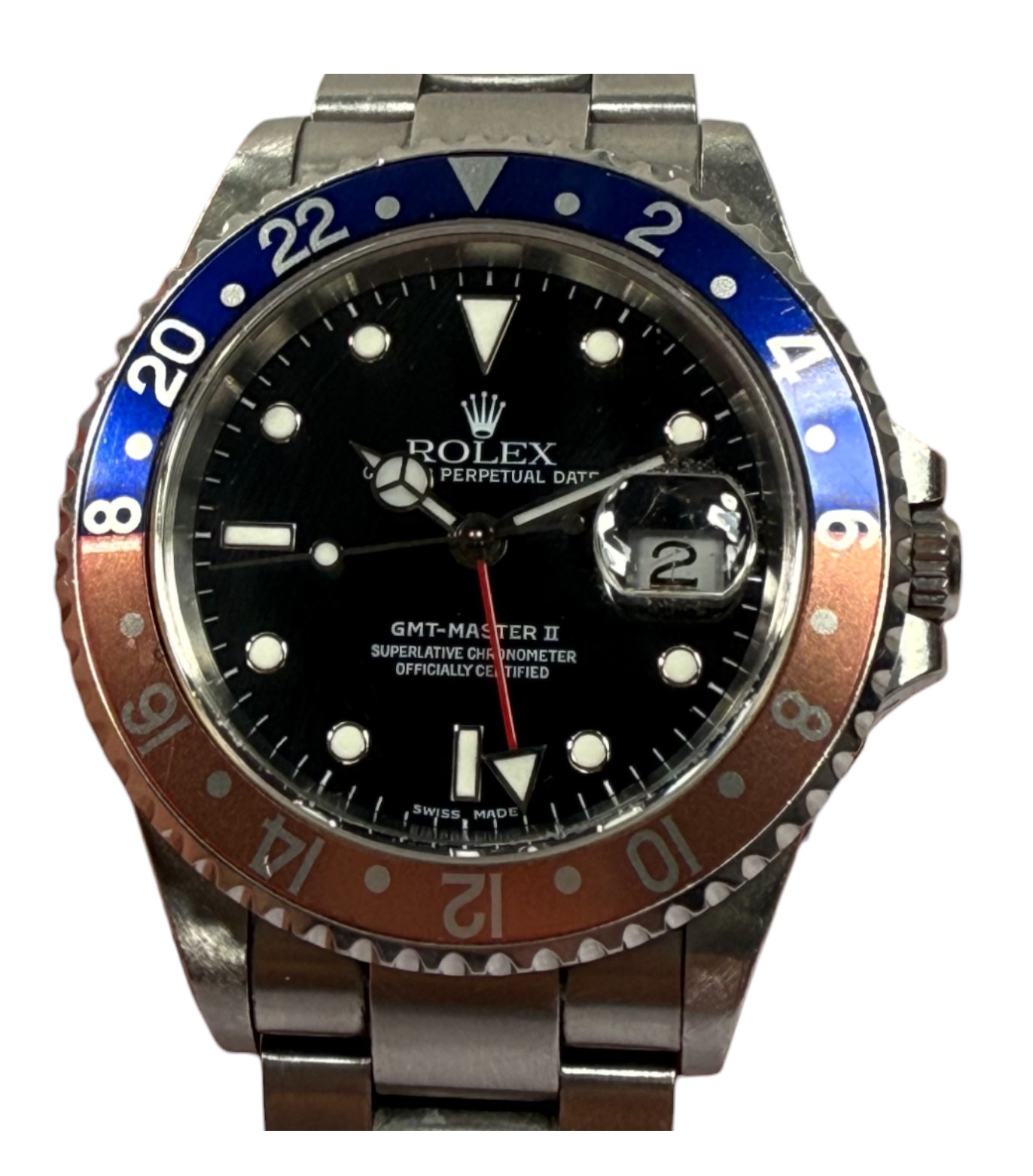 Rolex Pepsi Gmt Ref 16710 With Papers