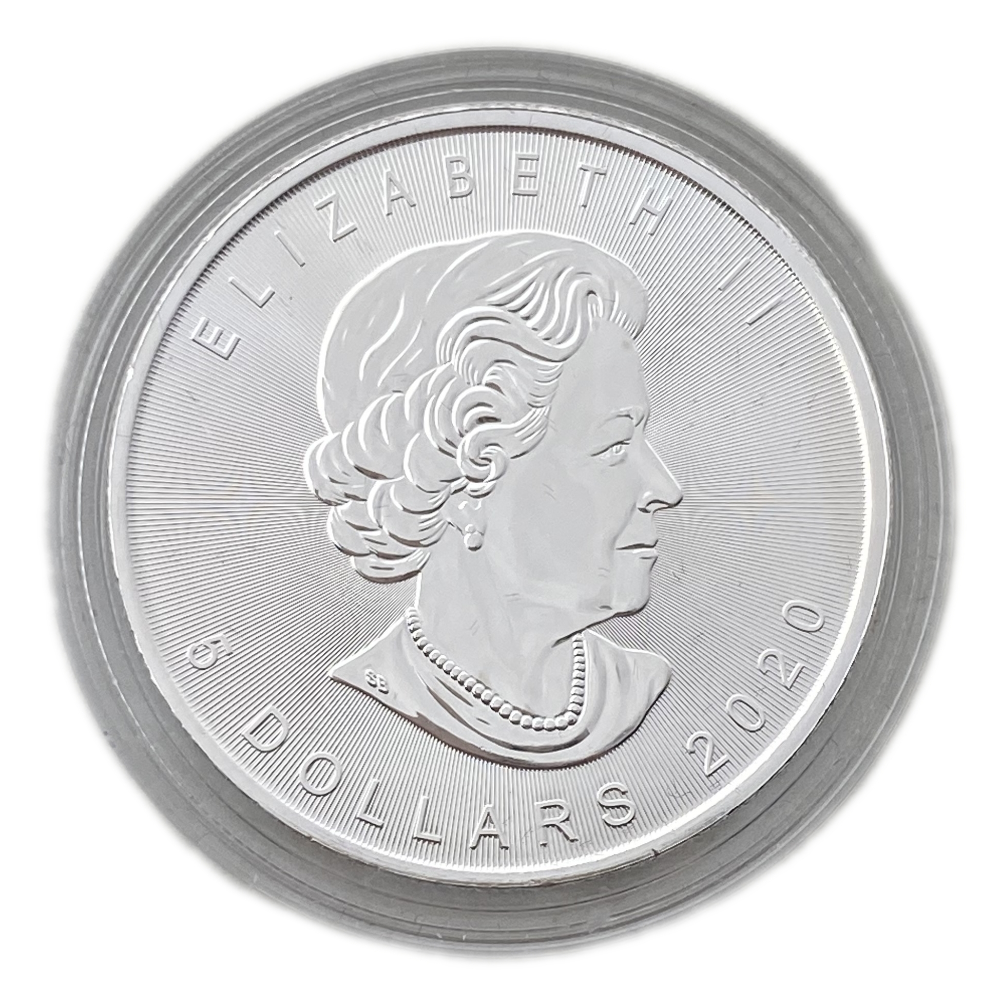 Canada - 5 Dollars 2020 - Elizabeth II 4th portrait - Silver 999, 31.1g, 38mm - 1 1