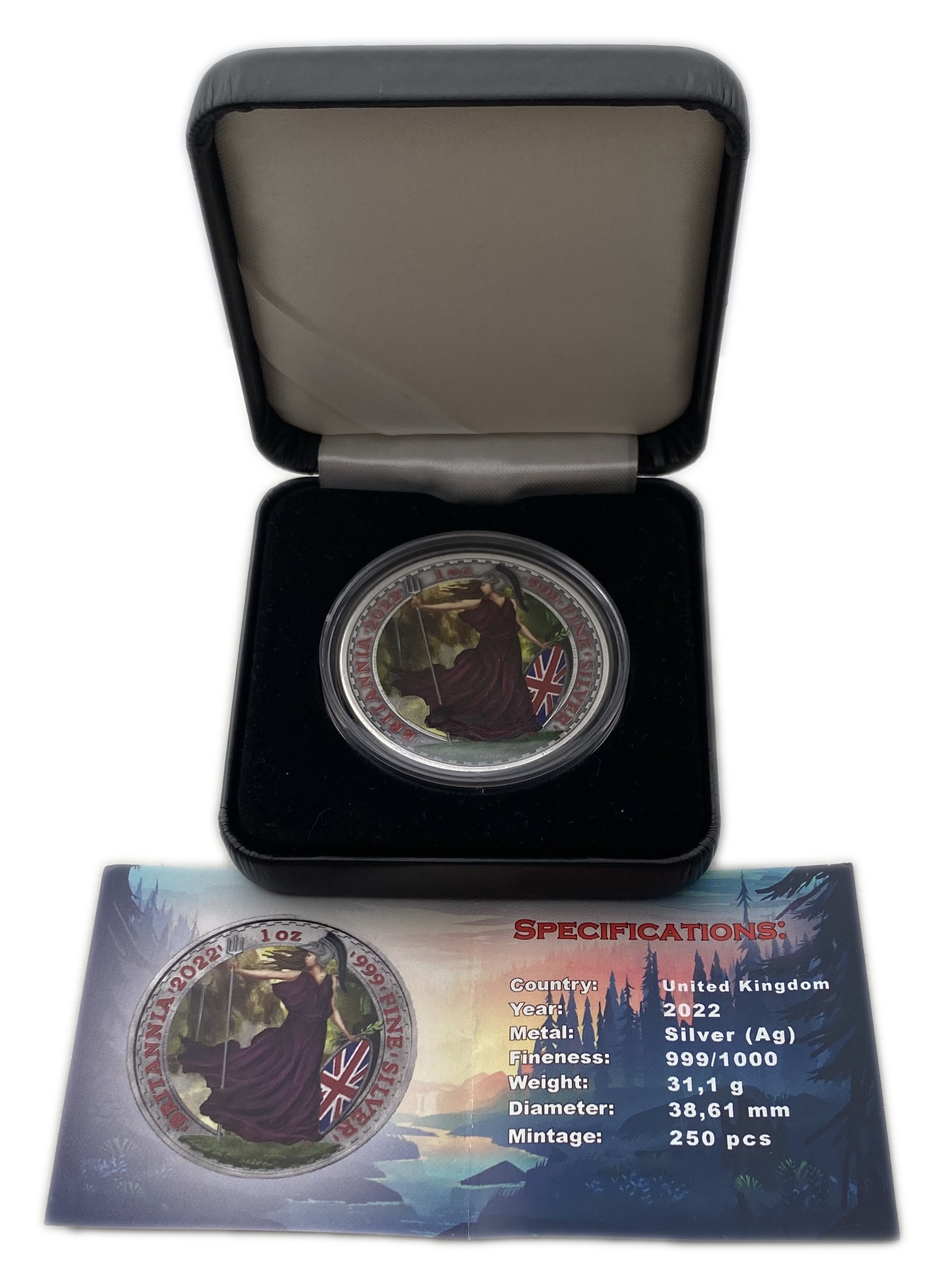 England - 2 Pounds 2022 - Mystic Forest Edition 1 - Silver 999, 31.1g, 38.61mm - 1 2