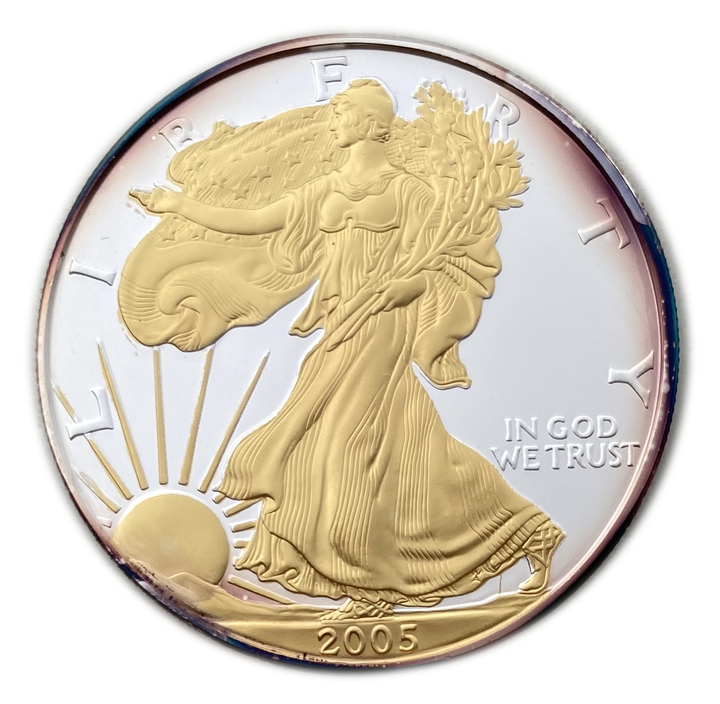 USA - 1 dollar 2005 - American Silver Eagle - Silver 999, 31.1g, 40.6mm
Obverse
Walking ... - 1 0