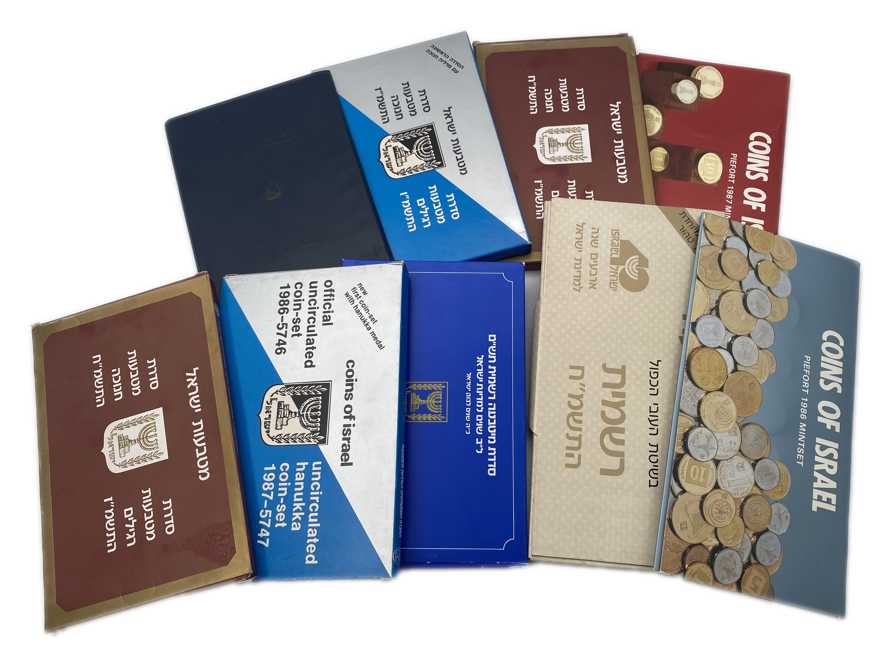 Israel - Lot of 9 coin sets from different years - 1 0
