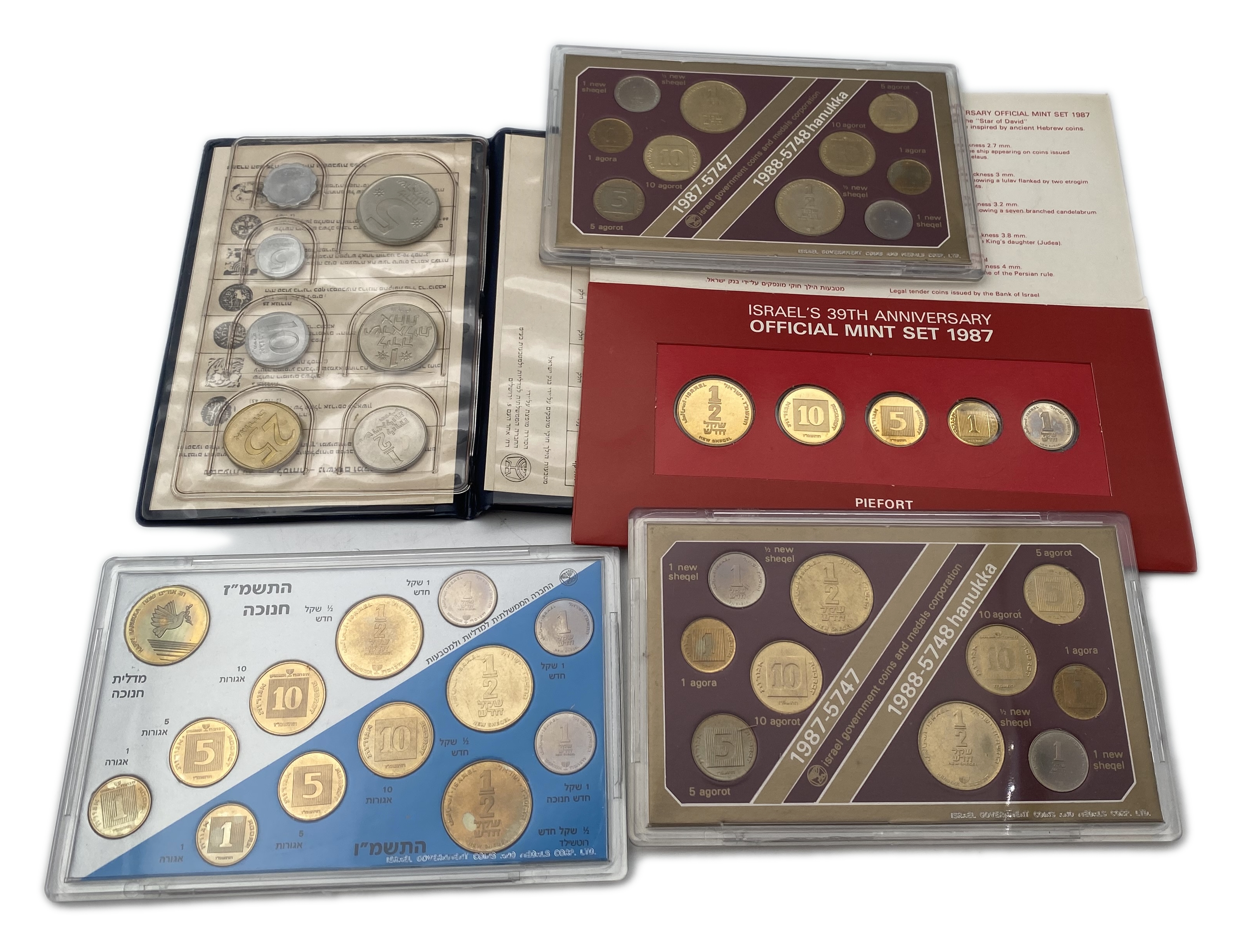Israel - Lot of 9 coin sets from different years - 1 1