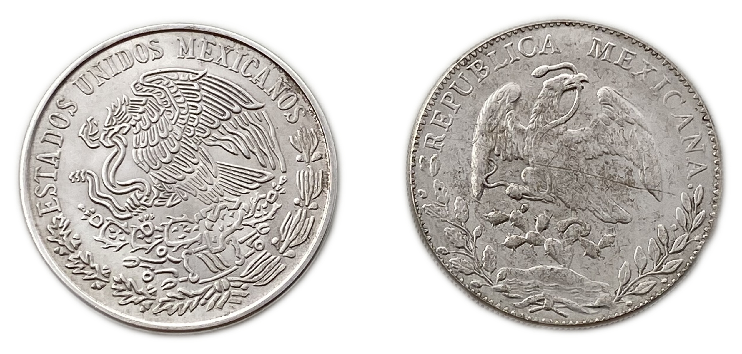 Mexico - Pair coins made of silver - 1 1