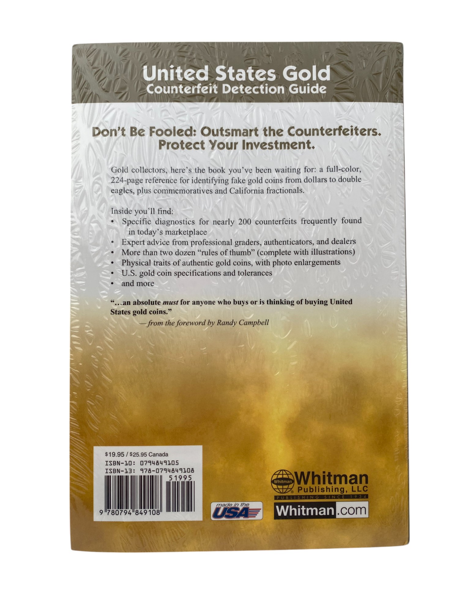 Catalogs / Numismatic Literature - United States Gold Counterfeit Detection Guide - Full of information about ... - 1 1