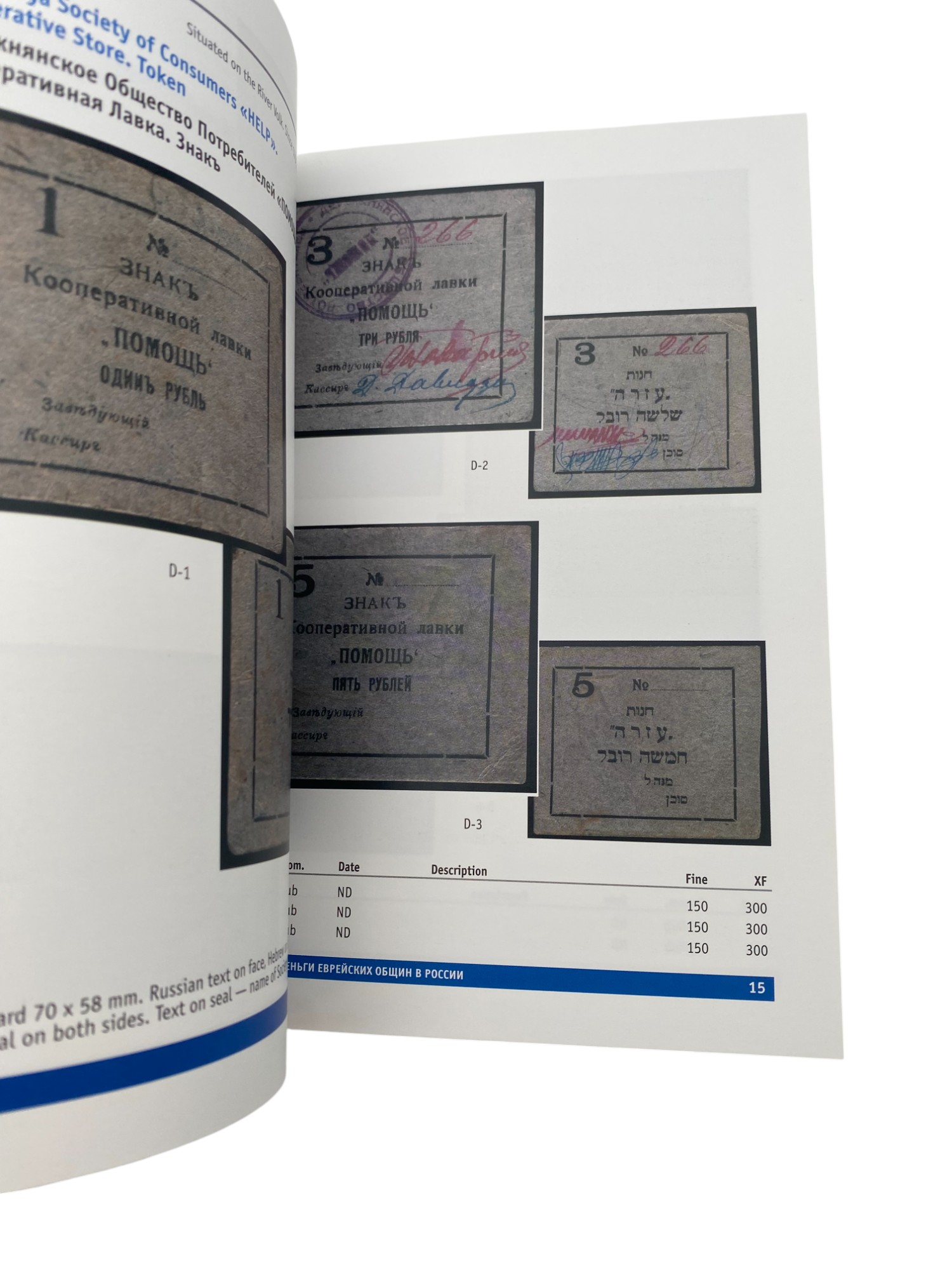 Numismatics Literature - Jewish Paper Money in Russia - Dmitry Kharitonov - English and Russian Catalog of Jewish ... - 1 2
