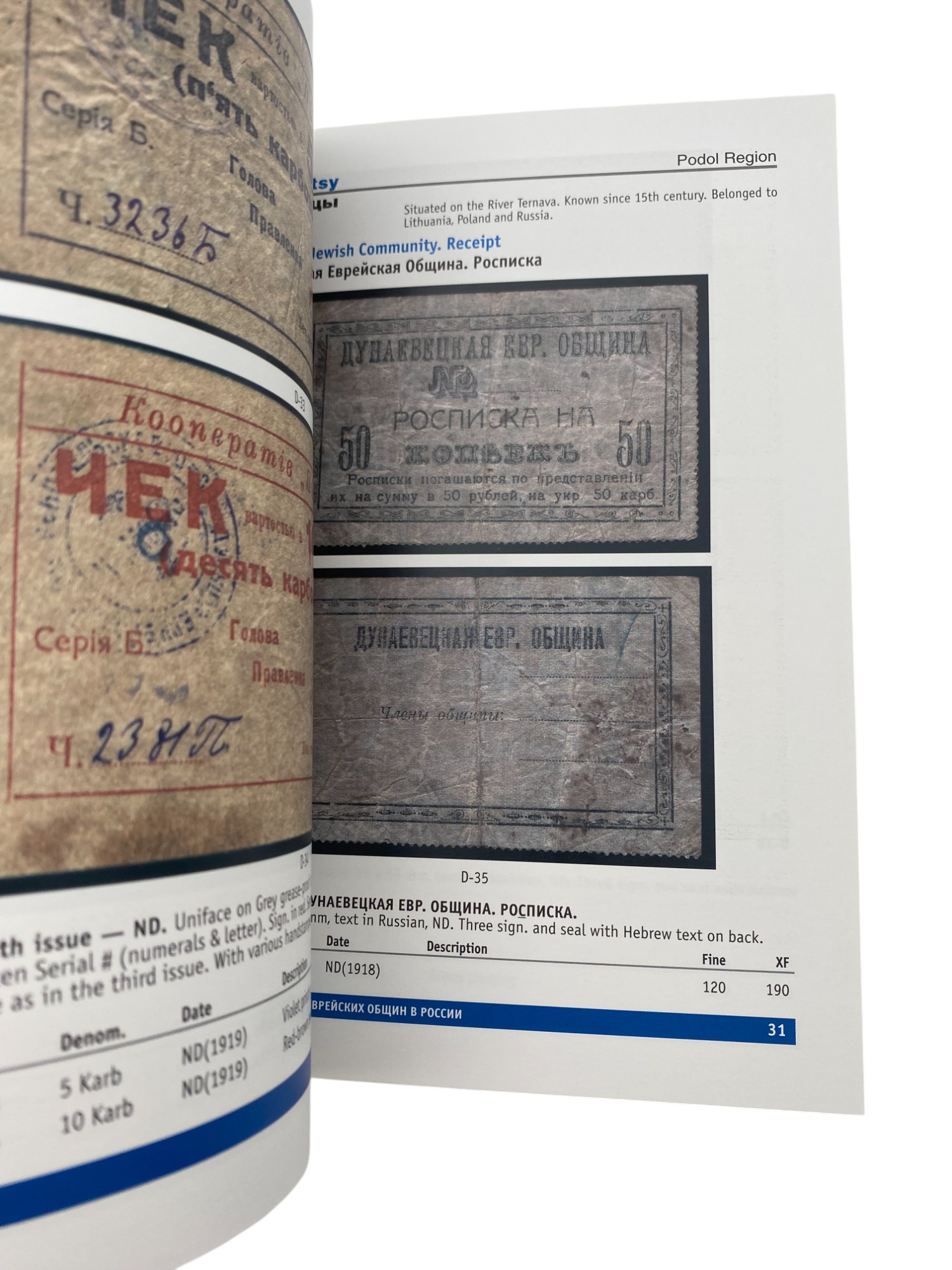 Numismatics Literature - Jewish Paper Money in Russia - Dmitry Kharitonov - English and Russian Catalog of Jewish ... - 1 3