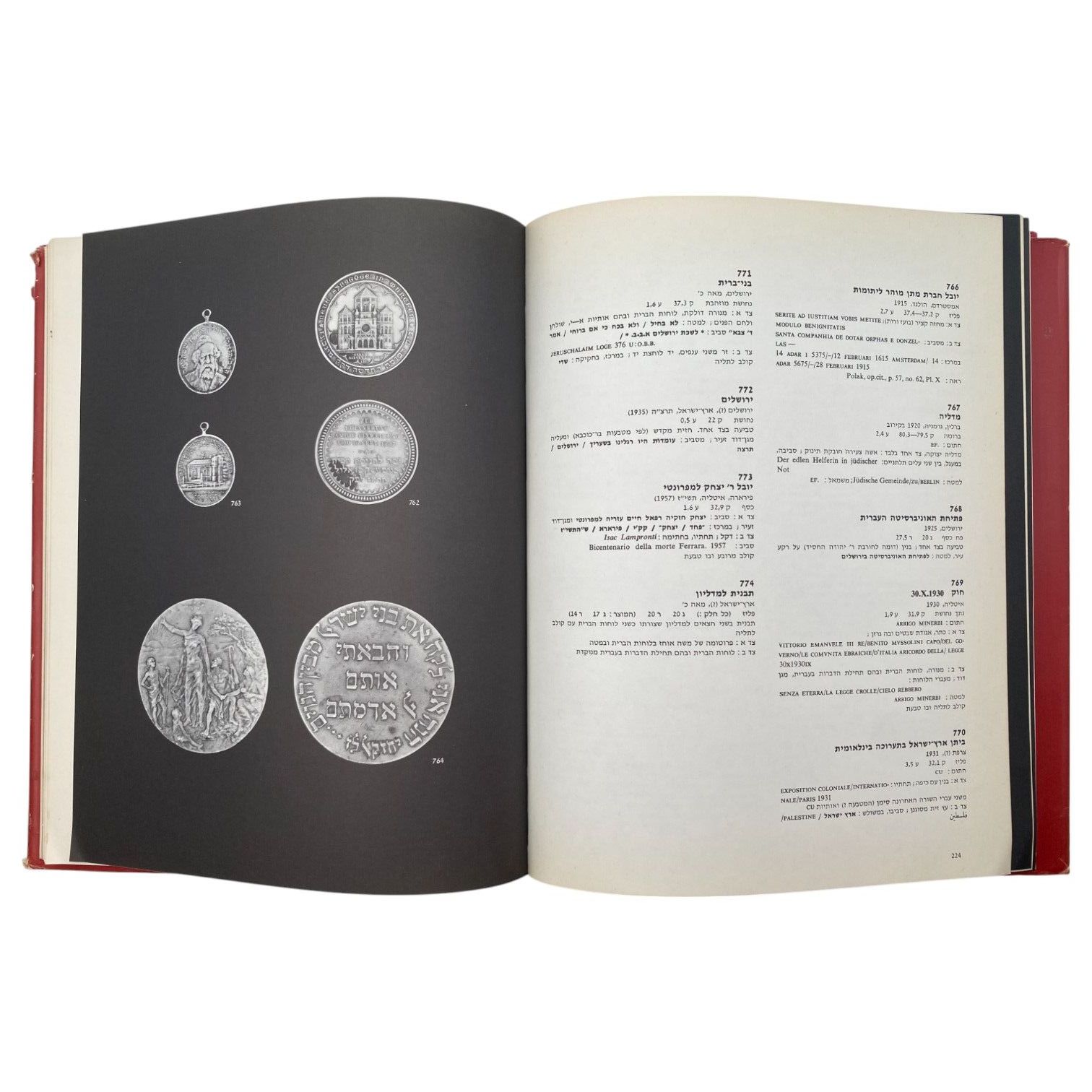 Catalogs / Numismatic Literature - Catalog of the Feuchtwanger Collection - Jewish Tradition and Art, by Yeshayahu ... - 1 5