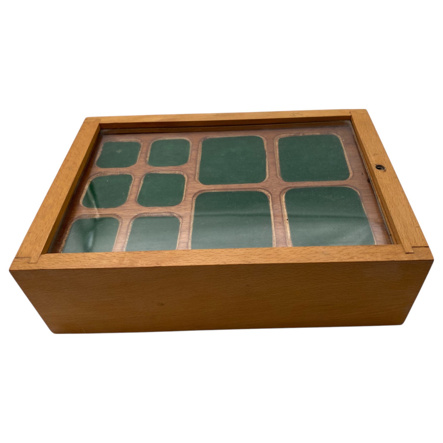Wooden cabinet for collecting coins and medals. Marketed by the Government Coins and Medals Company Ltd. in the ... - 1 2