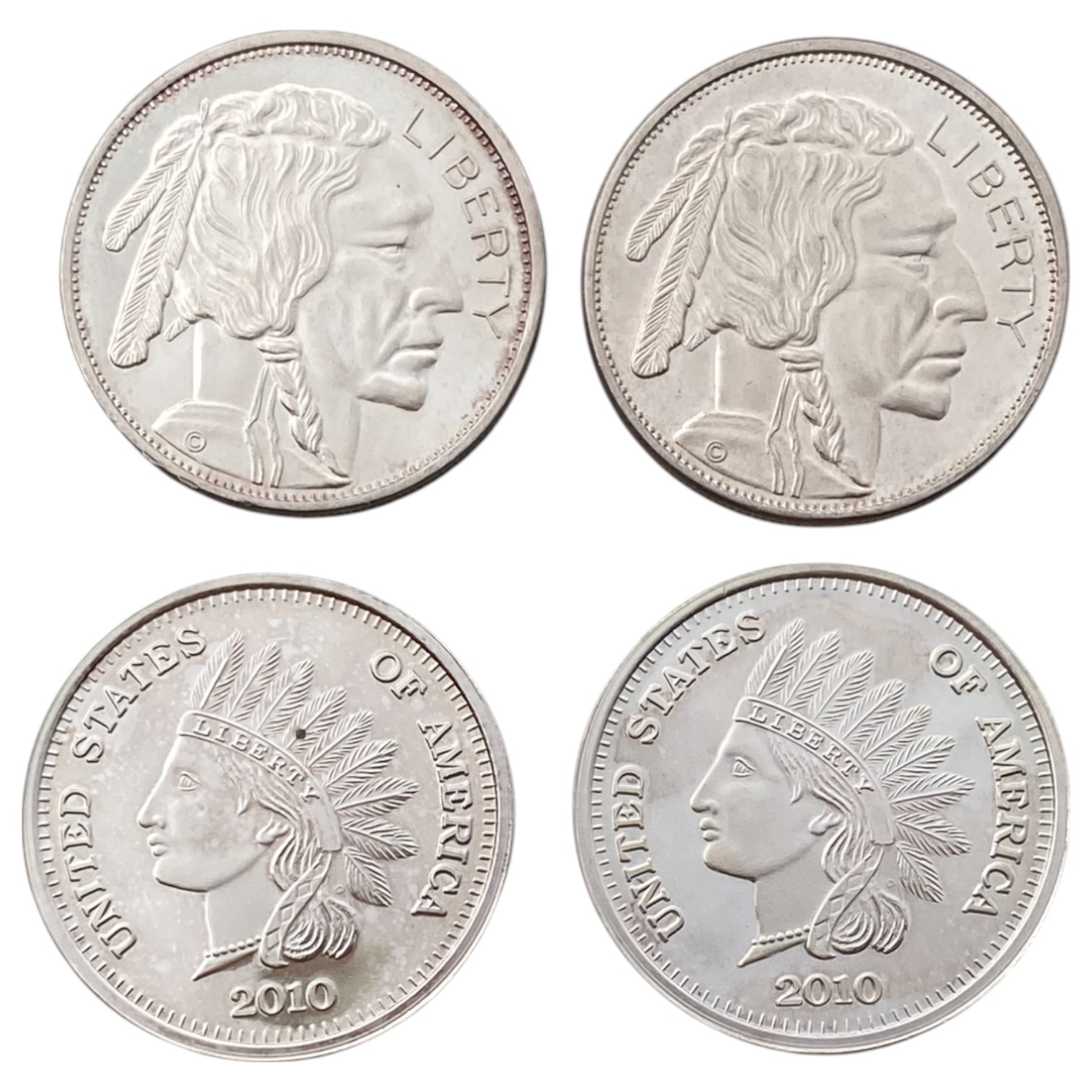 Bars / Granules - A set of 10 pure silver bars (999) from different countries and with different themes, each ... - 1 2