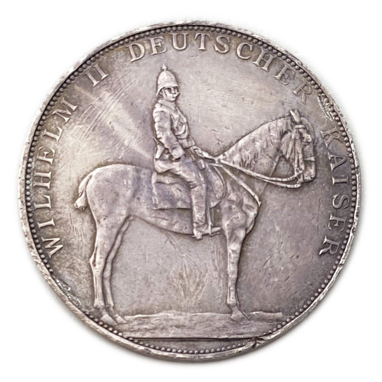 Palestine - Medal Commemorating the Visit of the German Emperor, Wilhelm II to the Land of Israel in 1898 - 17.79 gram - 1 0