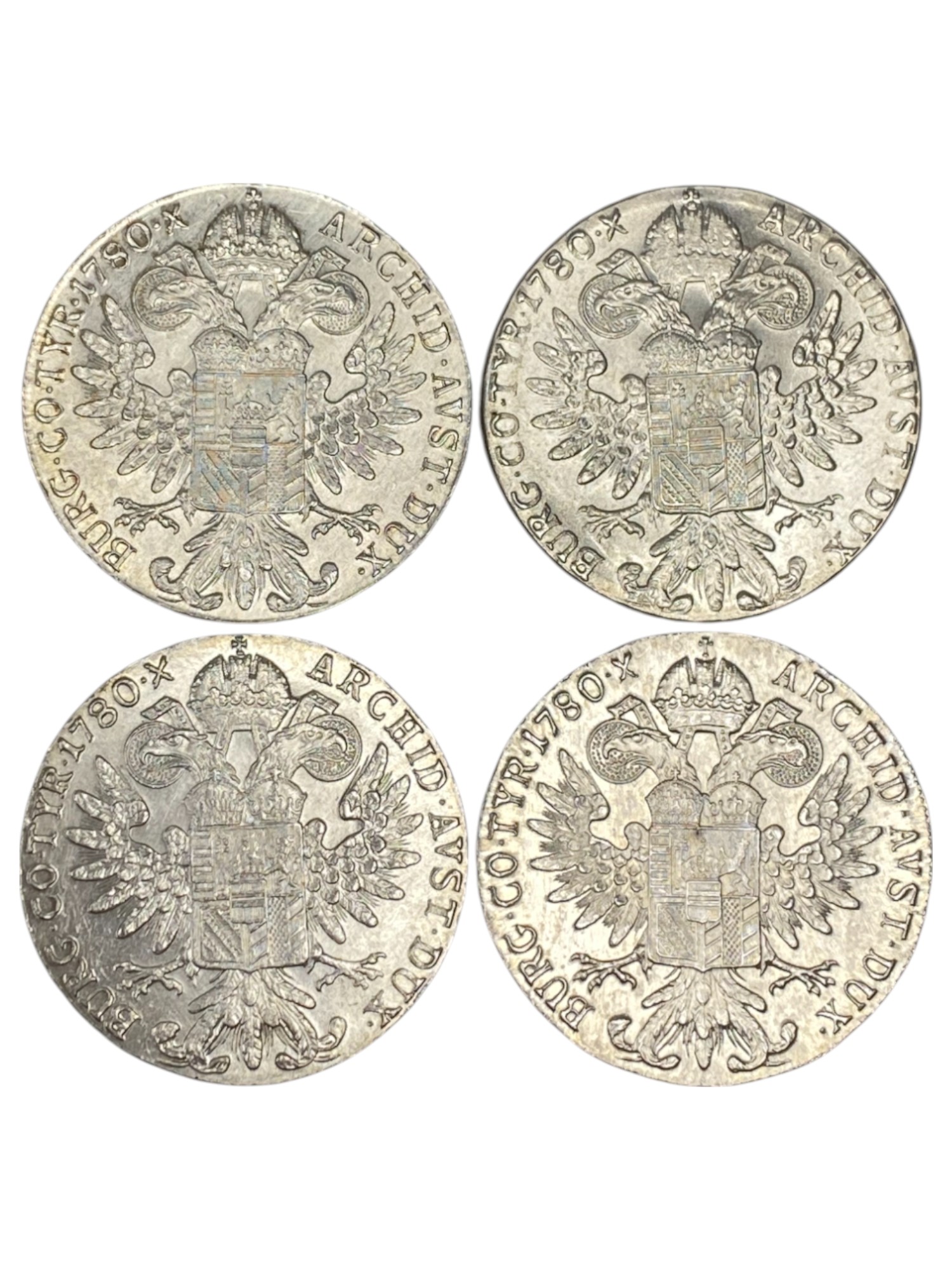 Austria - Lot of 12 1 Thaler 1780 coins - Restrike - Maria Theresia Posthumous - Silver 833, 28.0668g (336.8g and ... - 1 3