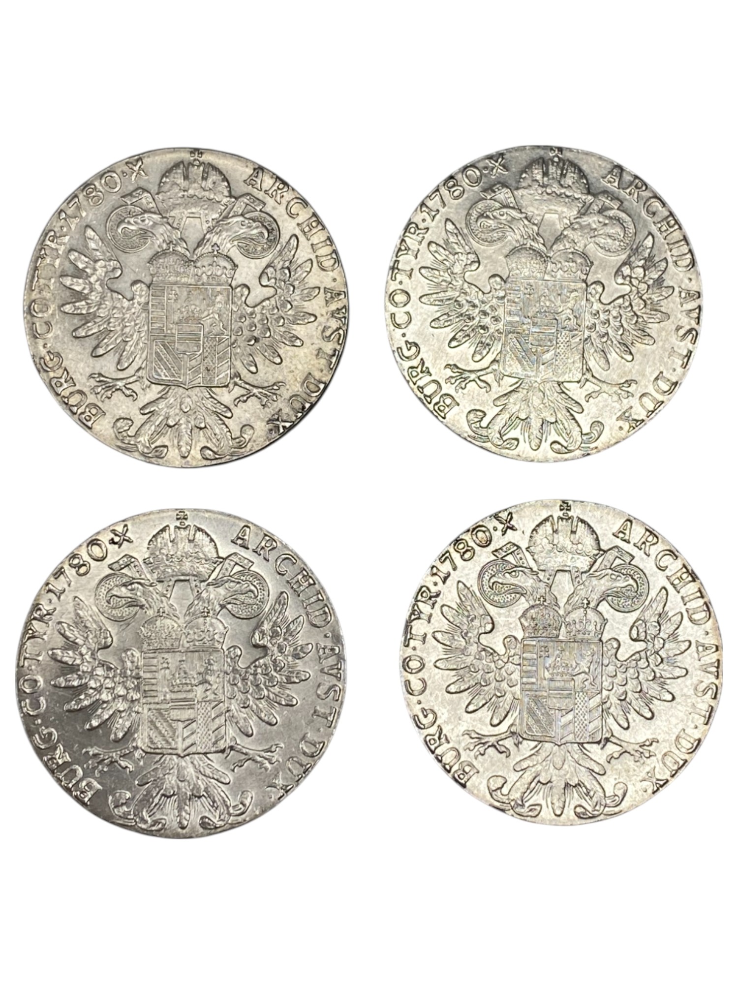 Austria - Lot of 12 1 Thaler 1780 coins - Restrike - Maria Theresia Posthumous - Silver 833, 28.0668g (336.8g and ... - 1 7