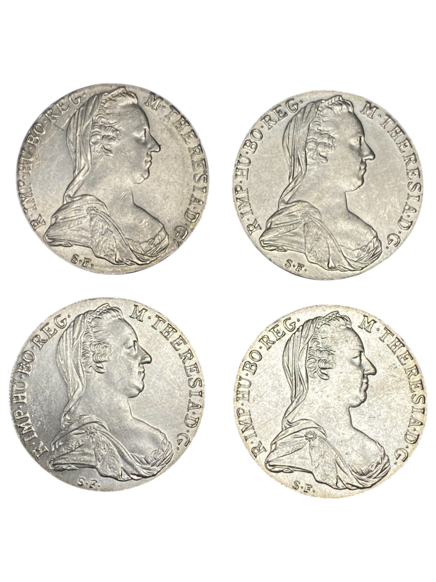 Austria - Lot of 12 1 Thaler 1780 coins - Restrike - Maria Theresia Posthumous - Silver 833, 28.0668g (336.8g and ... - 1 6