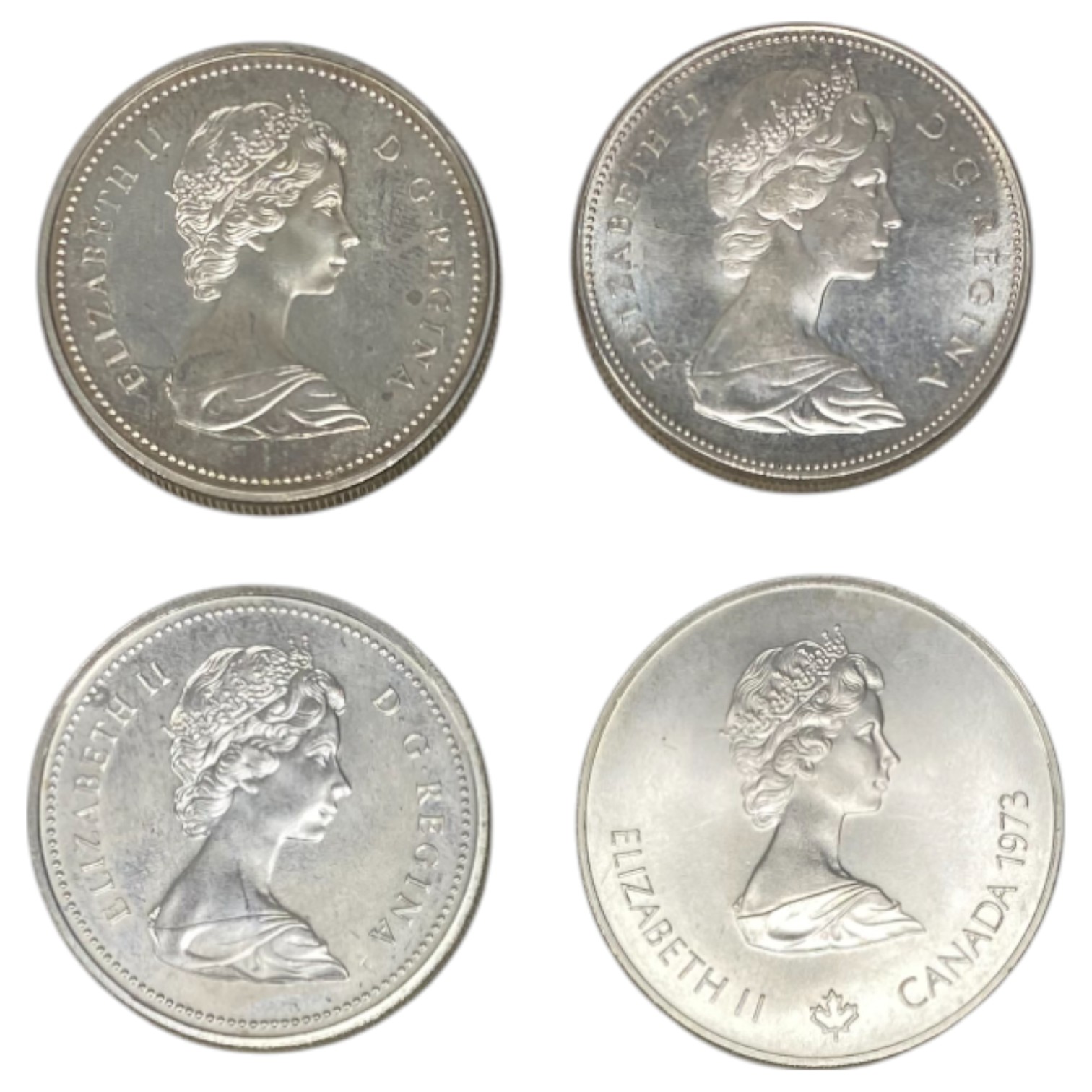 Canada - Set of 4 Silver Coins - 1 1