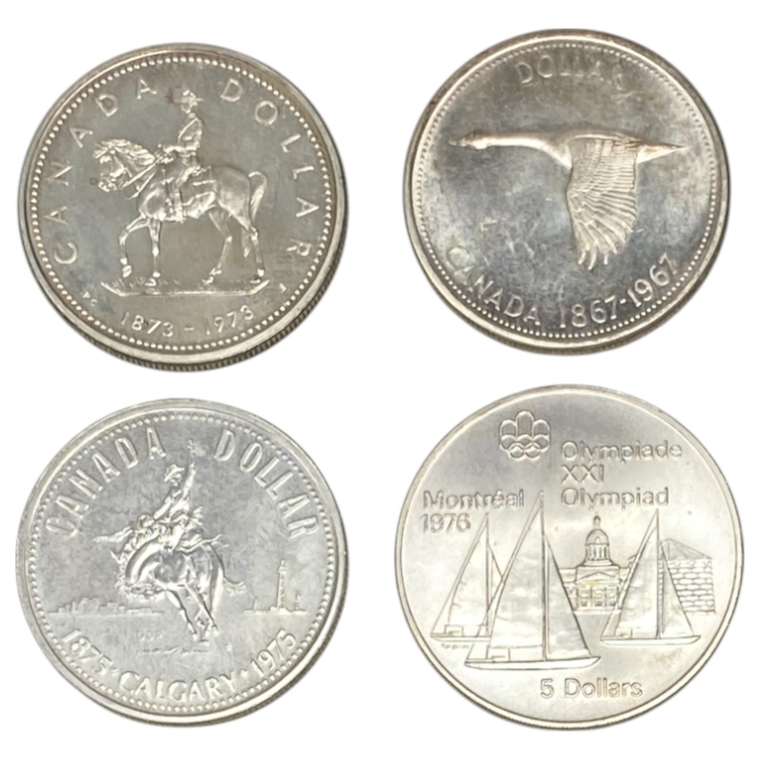Canada - Set of 4 Silver Coins