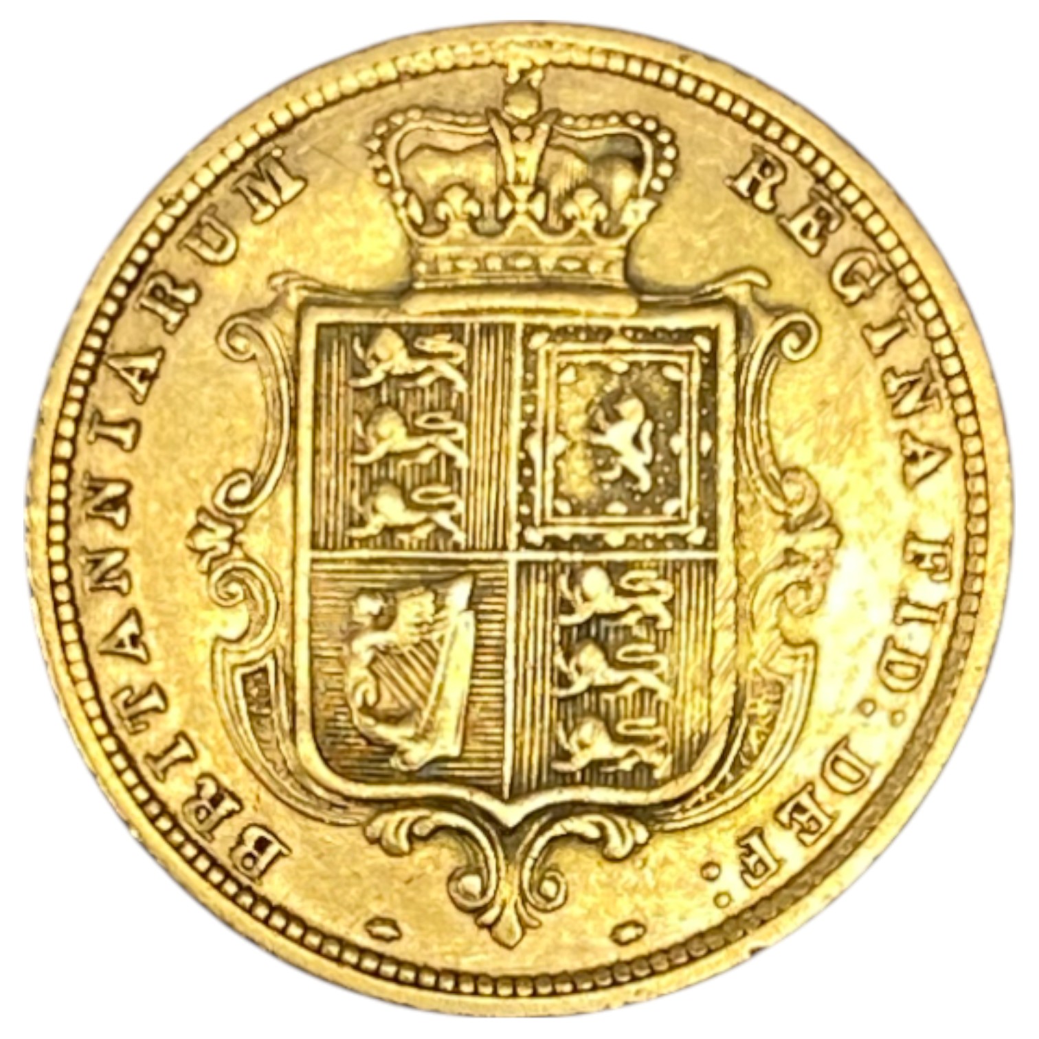 England (Great Britain) – 1/2 Sovereign 1885 – Victoria – 1st portrait - XF condition - Gold 917, 3.99g, 19.3mm - 1 1