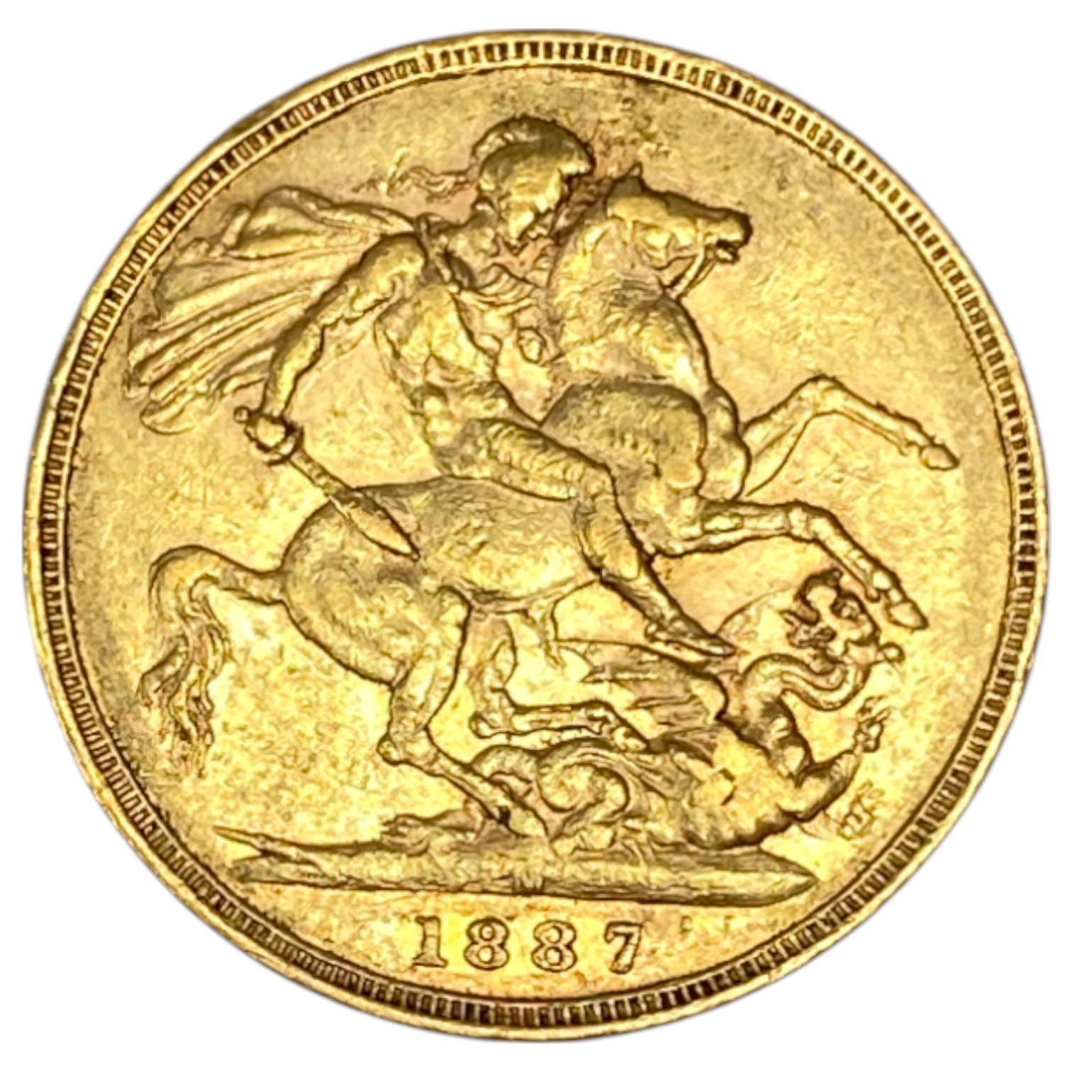 England (Great Britain) – Australia Melbourne – 1 Sovereign 1887 M – Victoria – XF condition - Gold 917, 7.988g - 1 0