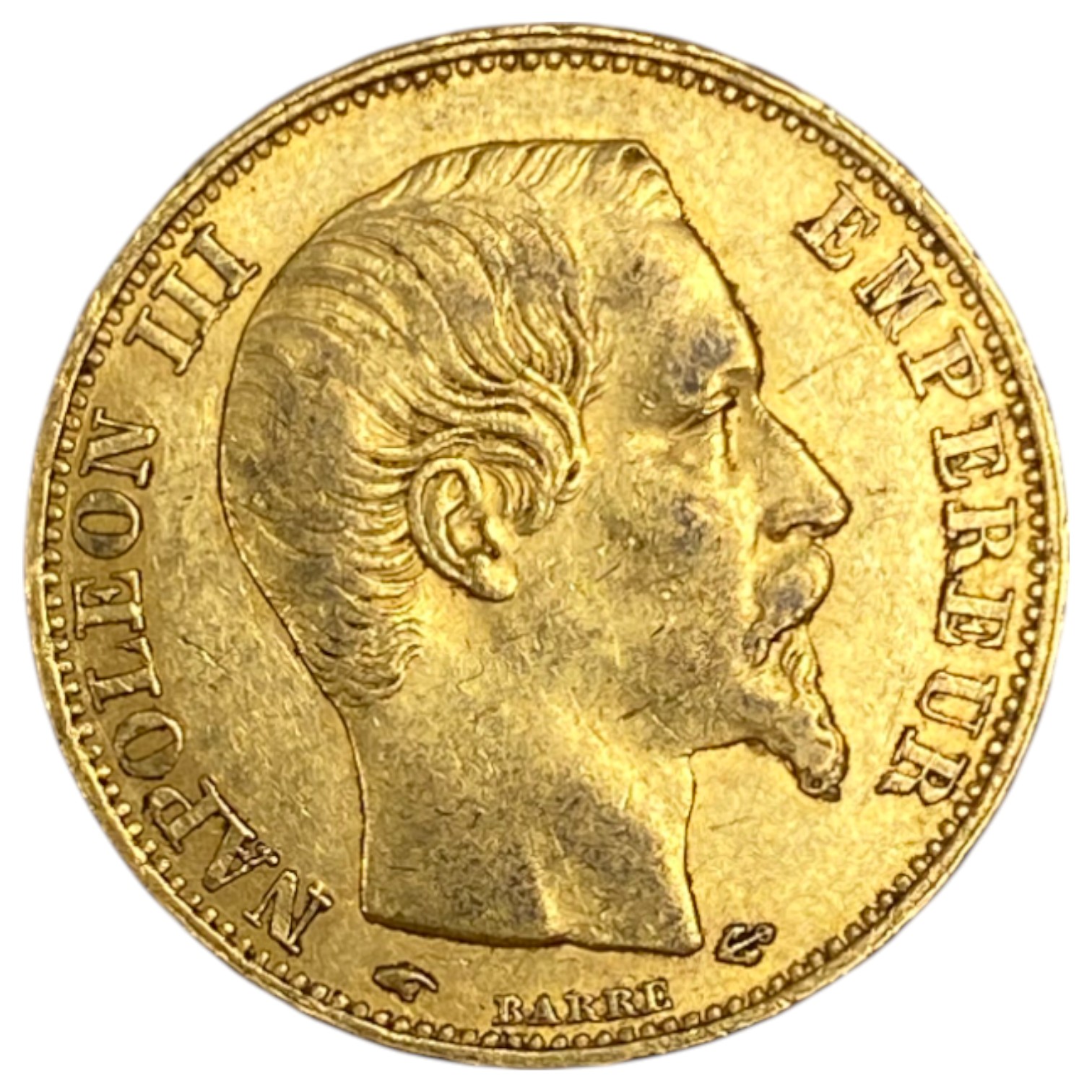France - 20 Francs 1857 - VF-XF - Napoleon III - Gold 900, 6.45g, 22mm - 1 1