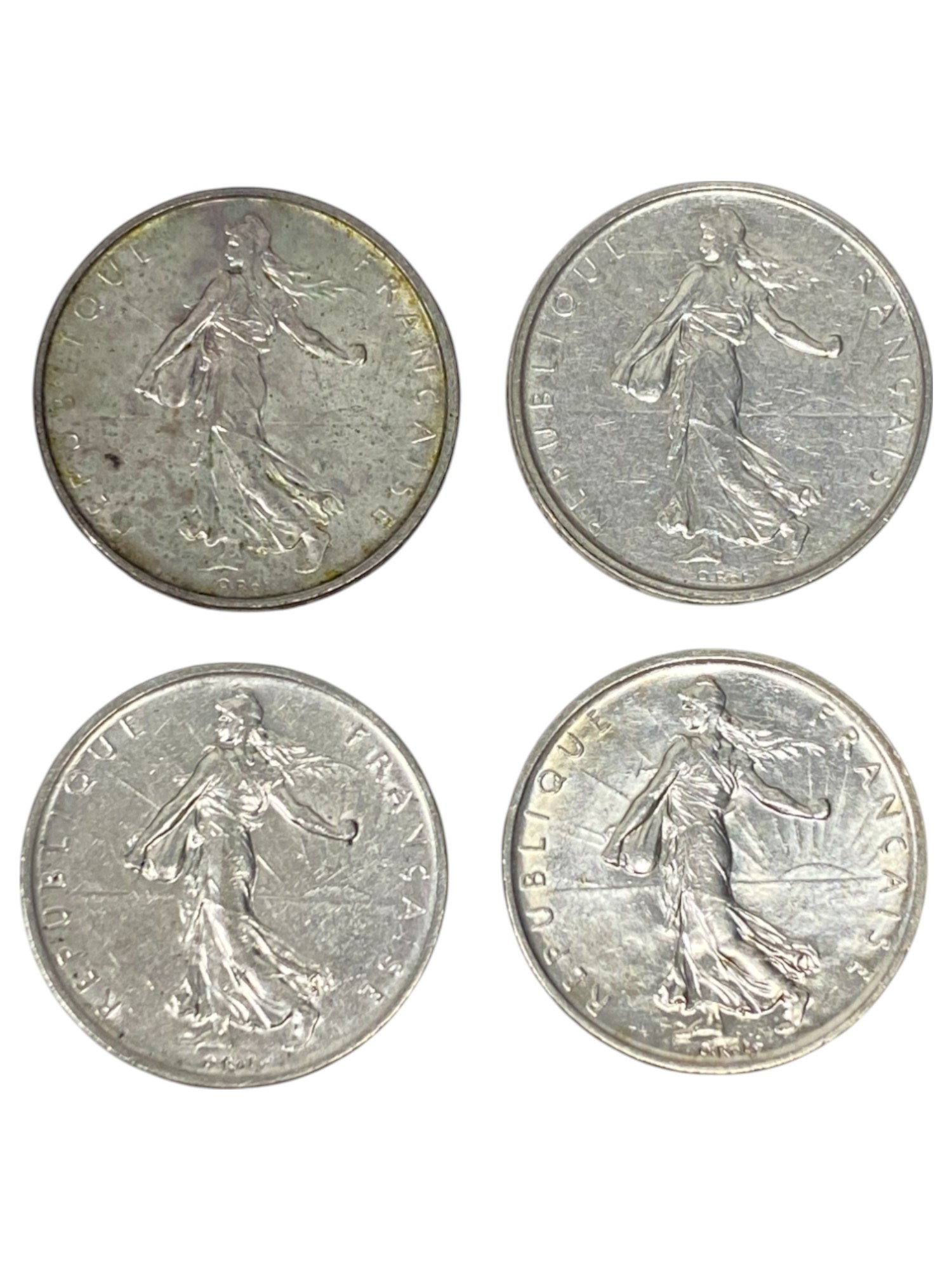 France - Lot of 16 French silver coins, net weight of silver is 214.3g - 1 7