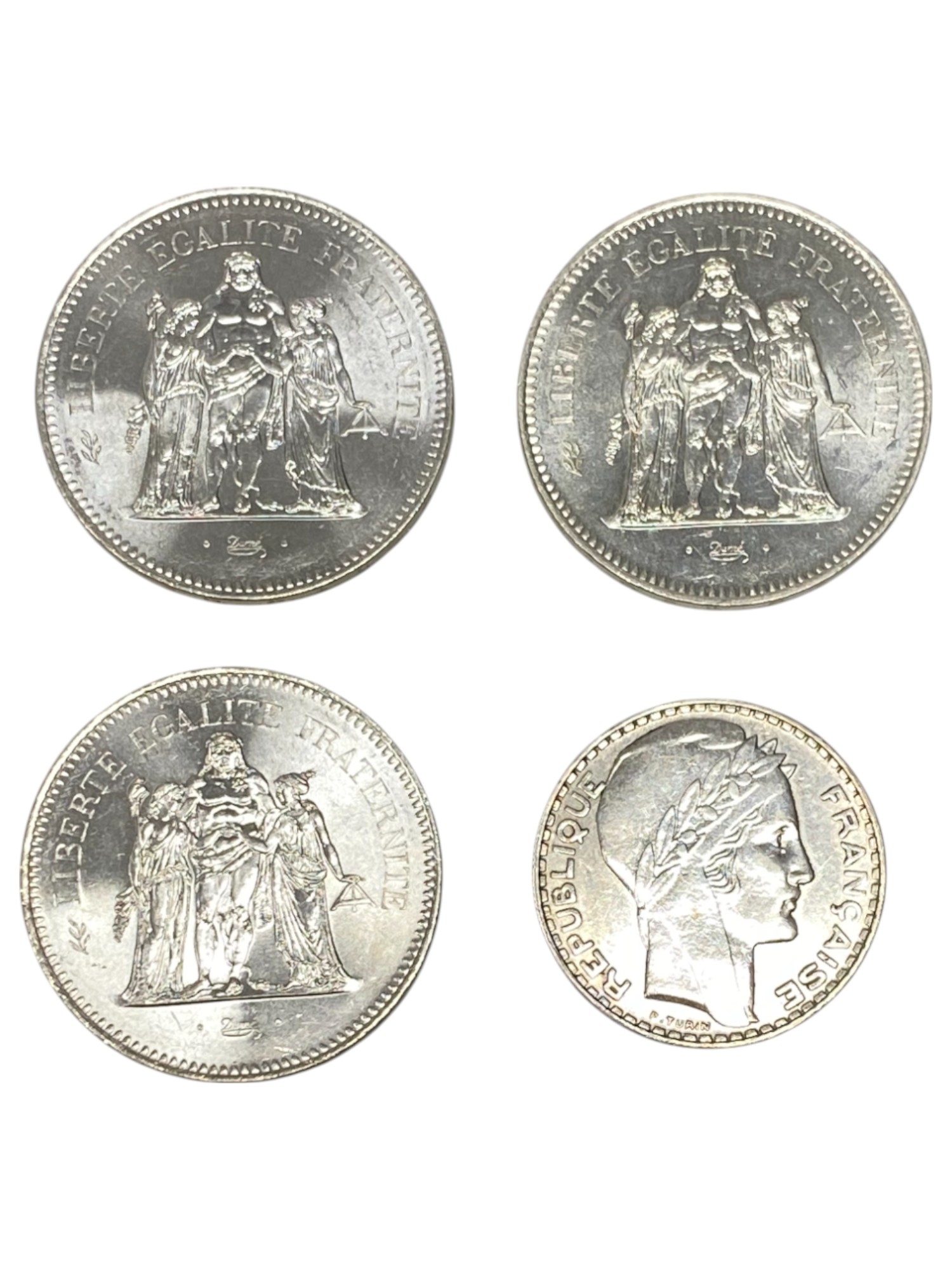 France - Lot of 16 French silver coins, net weight of silver is 214.3g - 1 3