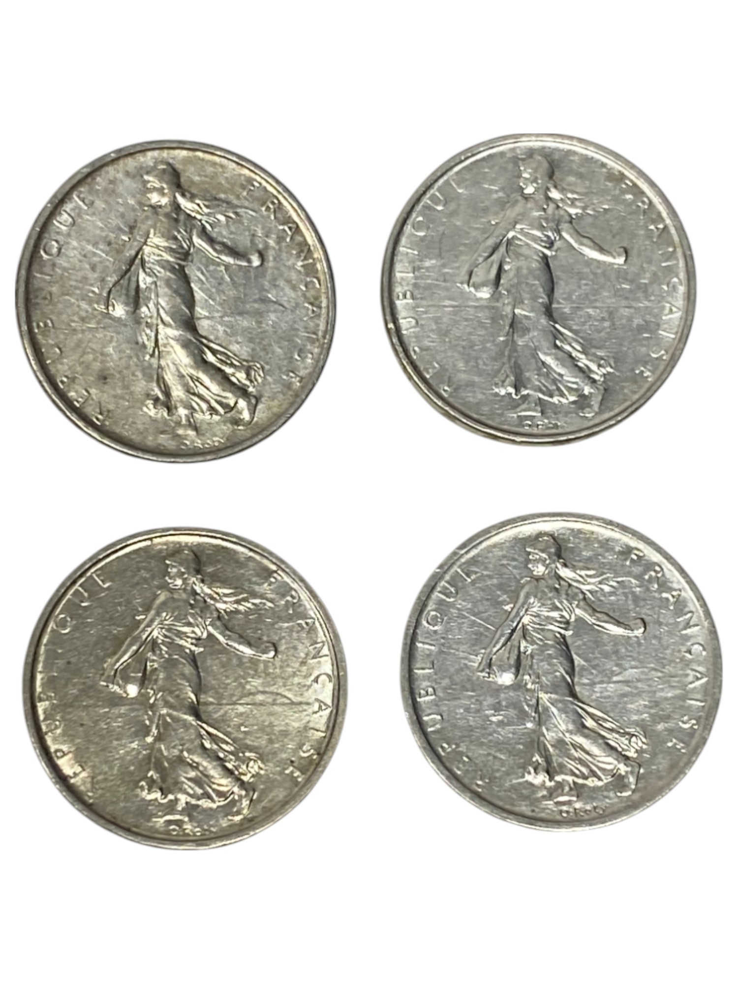 France - Lot of 16 French silver coins, net weight of silver is 214.3g - 1 9
