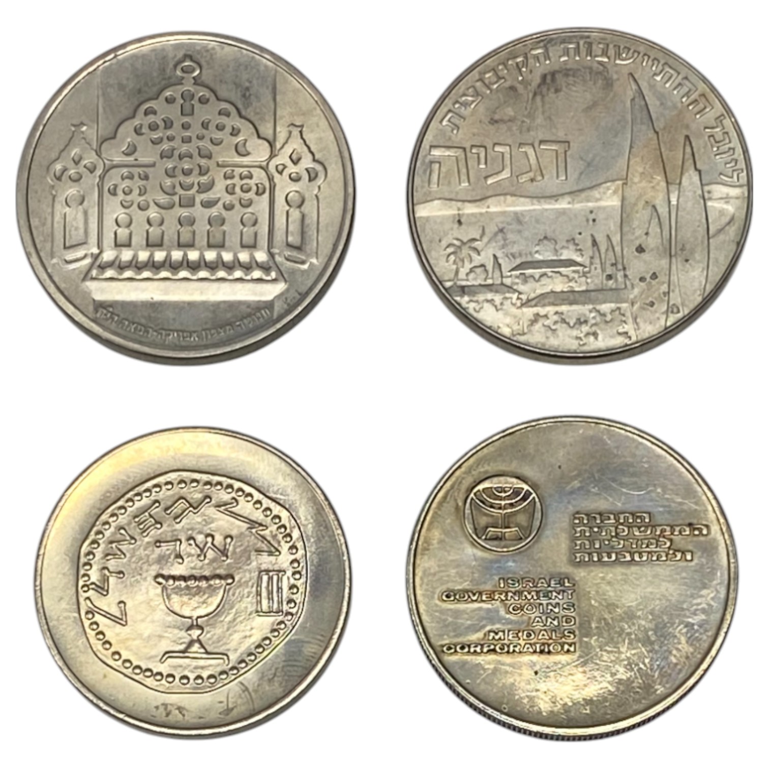 Israel - Lot of 30 tokens and coins of the government company and medals - various years and conditions - 1 14
