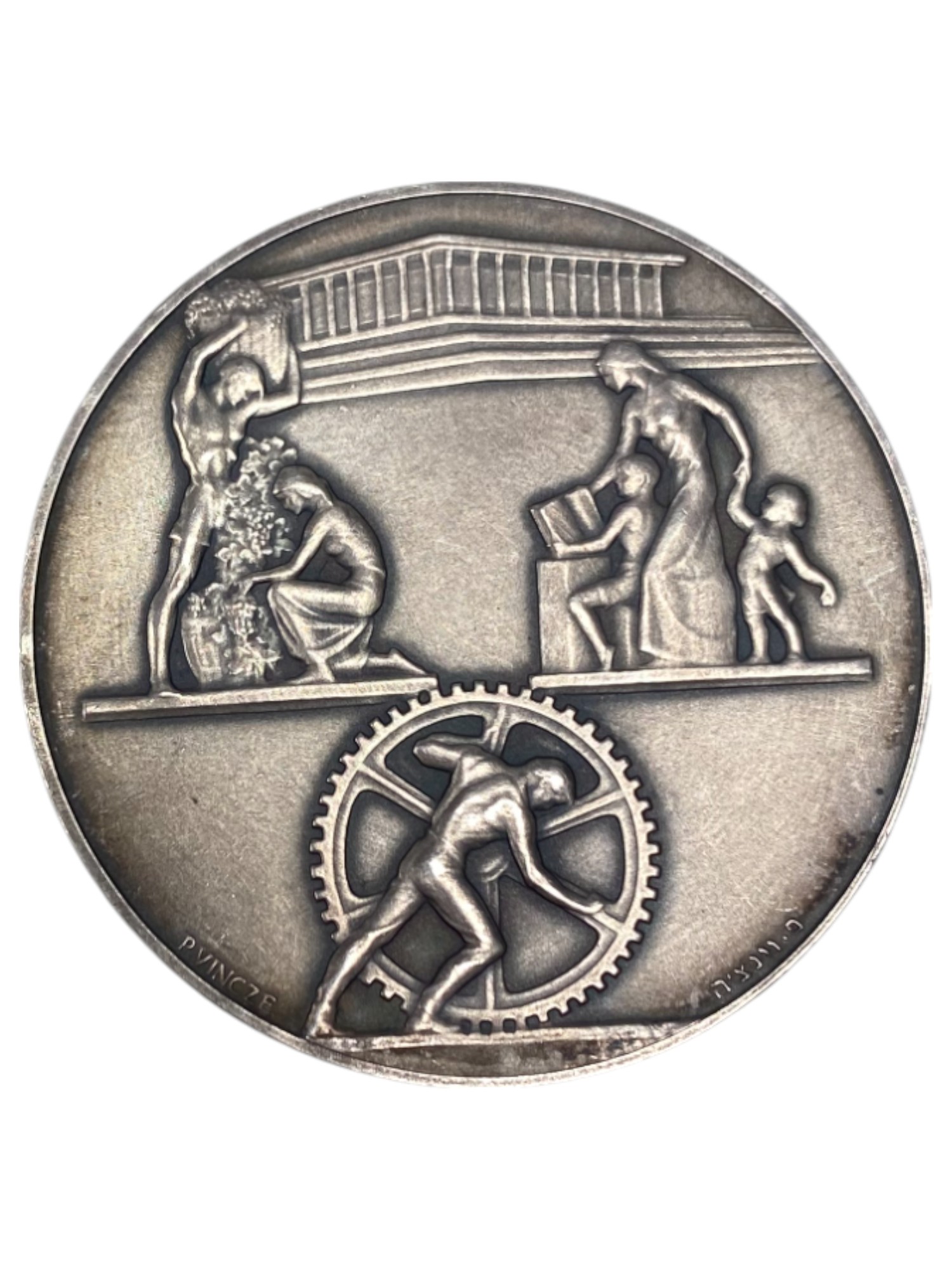 Israel – Lot of 39 medals, Rothschild Medal 1966 - Total net silver weight is 1,528.7g – Silver 986, 40g, 45mm - 1 71