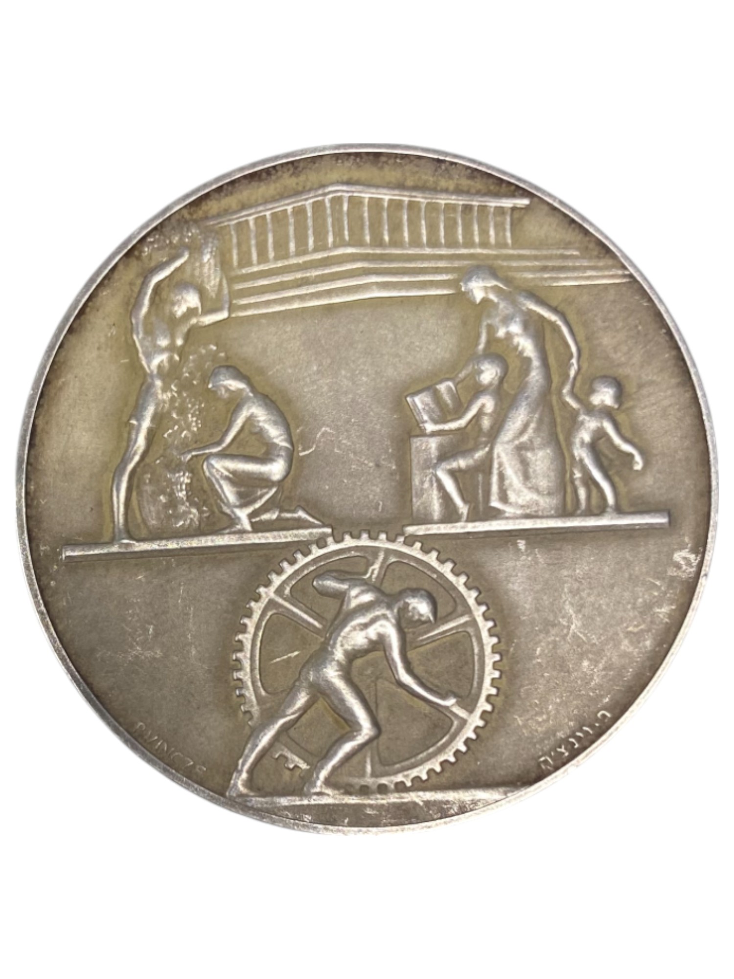 Israel – Lot of 39 medals, Rothschild Medal 1966 - Total net silver weight is 1,528.7g – Silver 986, 40g, 45mm - 1 25