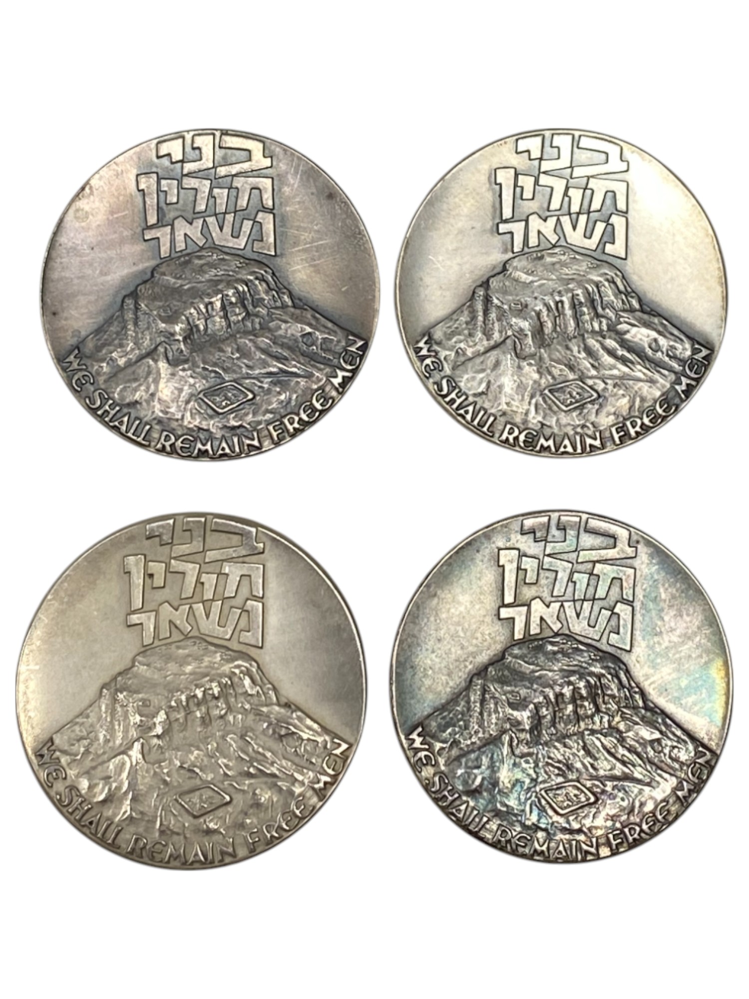 Israel - Set of 22 medals from the Government Coin and Medal Company - Silvre 935, 47g (net silver total weight ... - 1 2