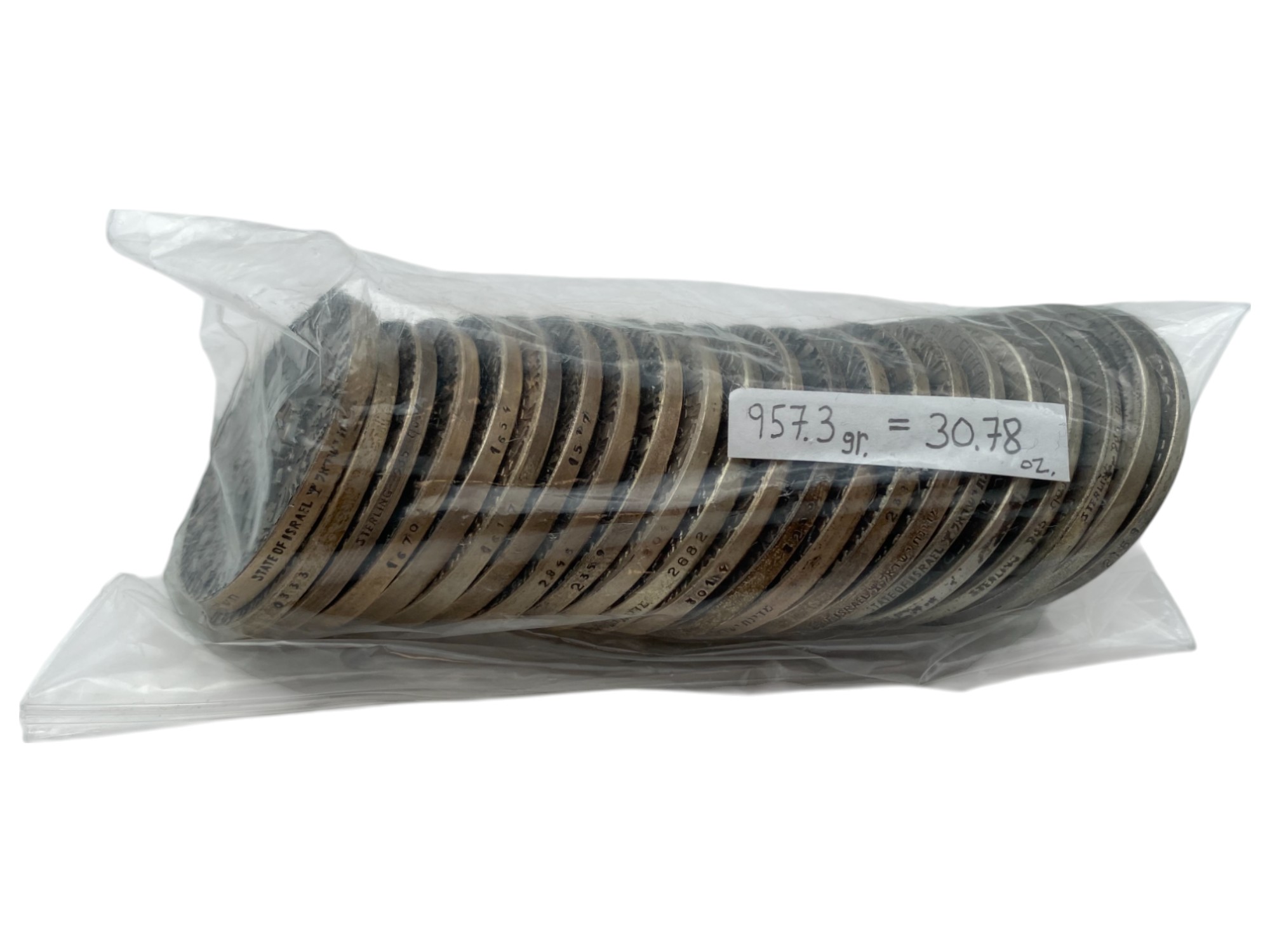Israel - Set of 22 medals from the Government Coin and Medal Company - Silvre 935, 47g (net silver total weight ... - 1 1