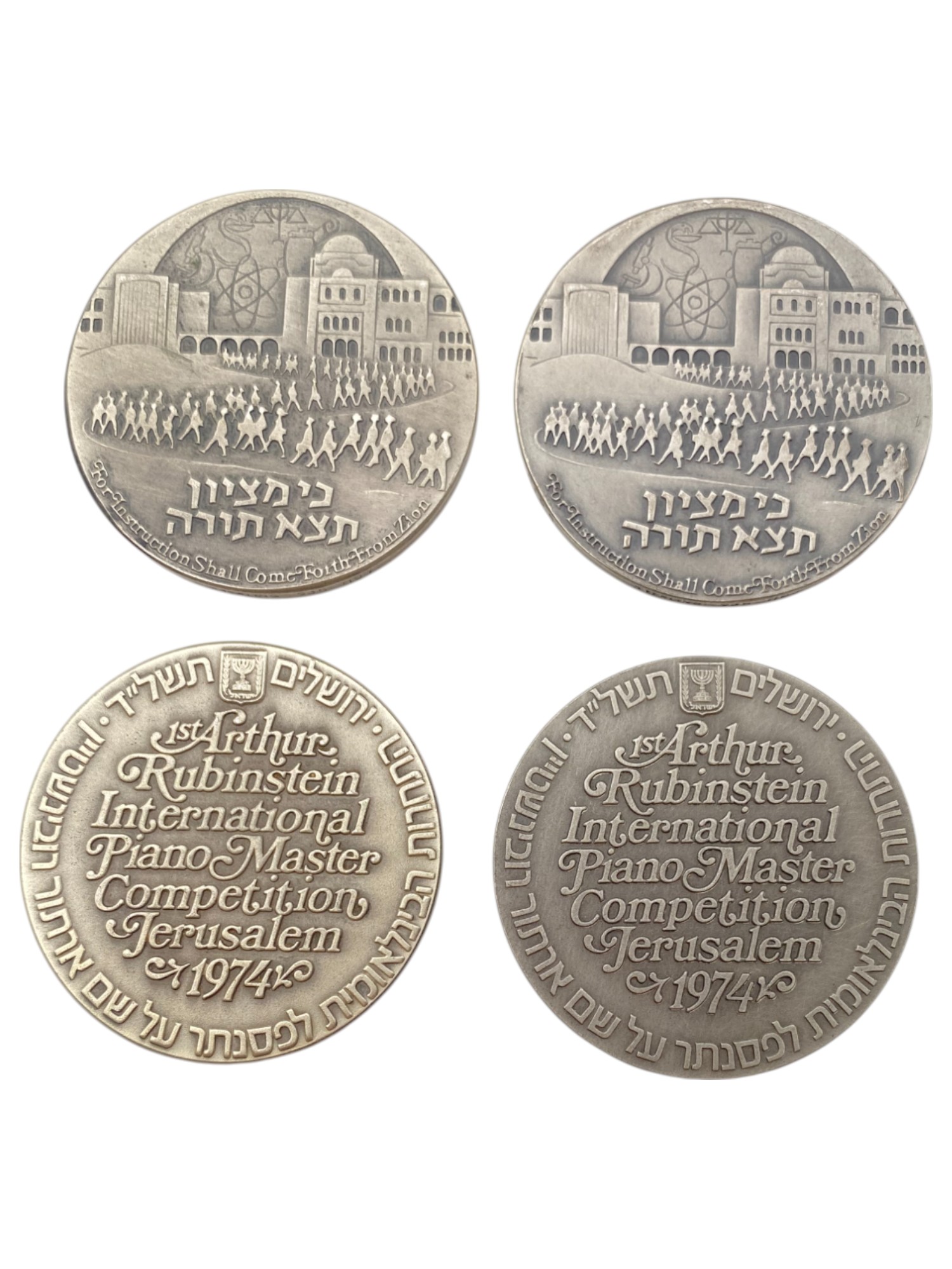 Israel - Set of 26 medals from the Government Coin and Medal Company - Silver 935, 47g (net silver total weight 1 ... - 1 12